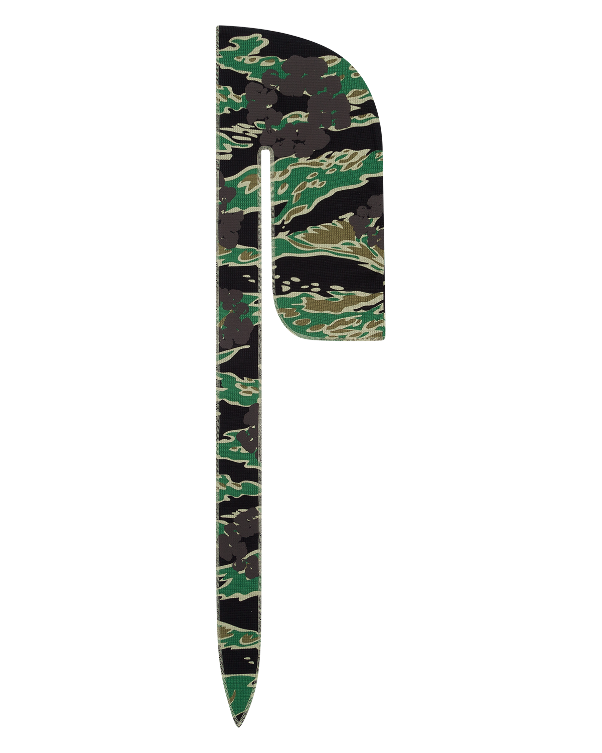 Green Camo Cotton Wreath Durag