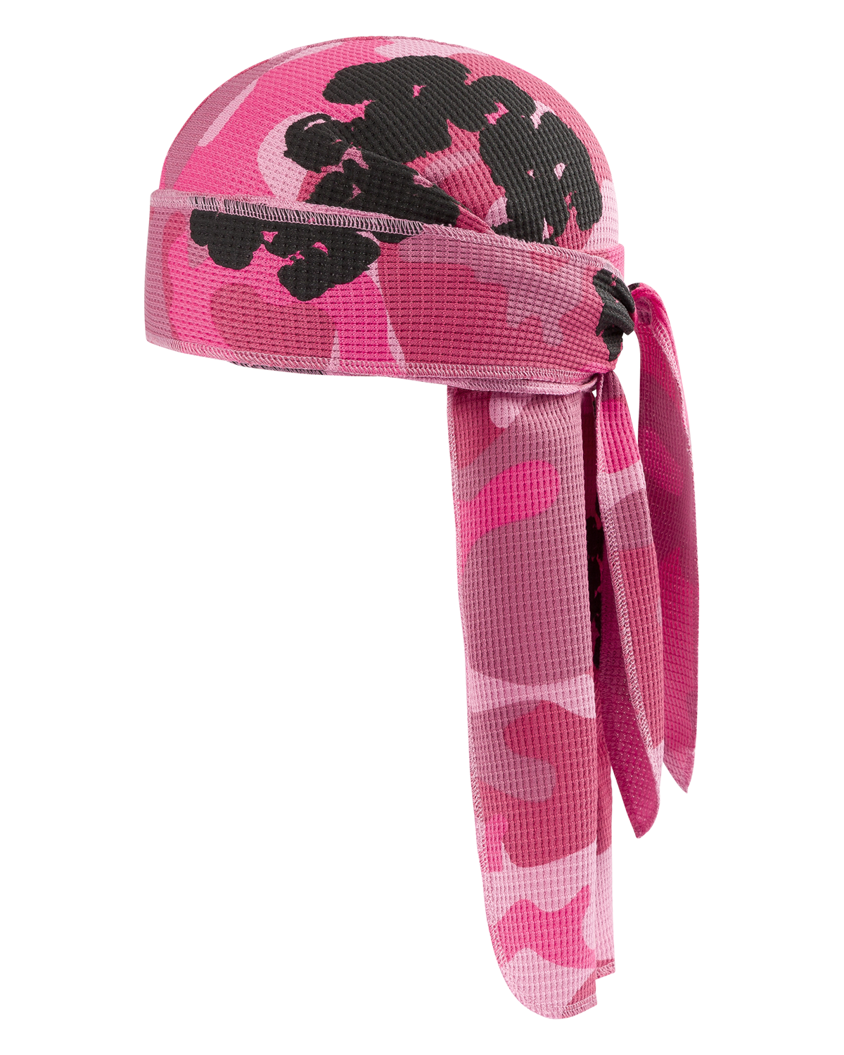 Pink Camo Cotton Wreath Durag