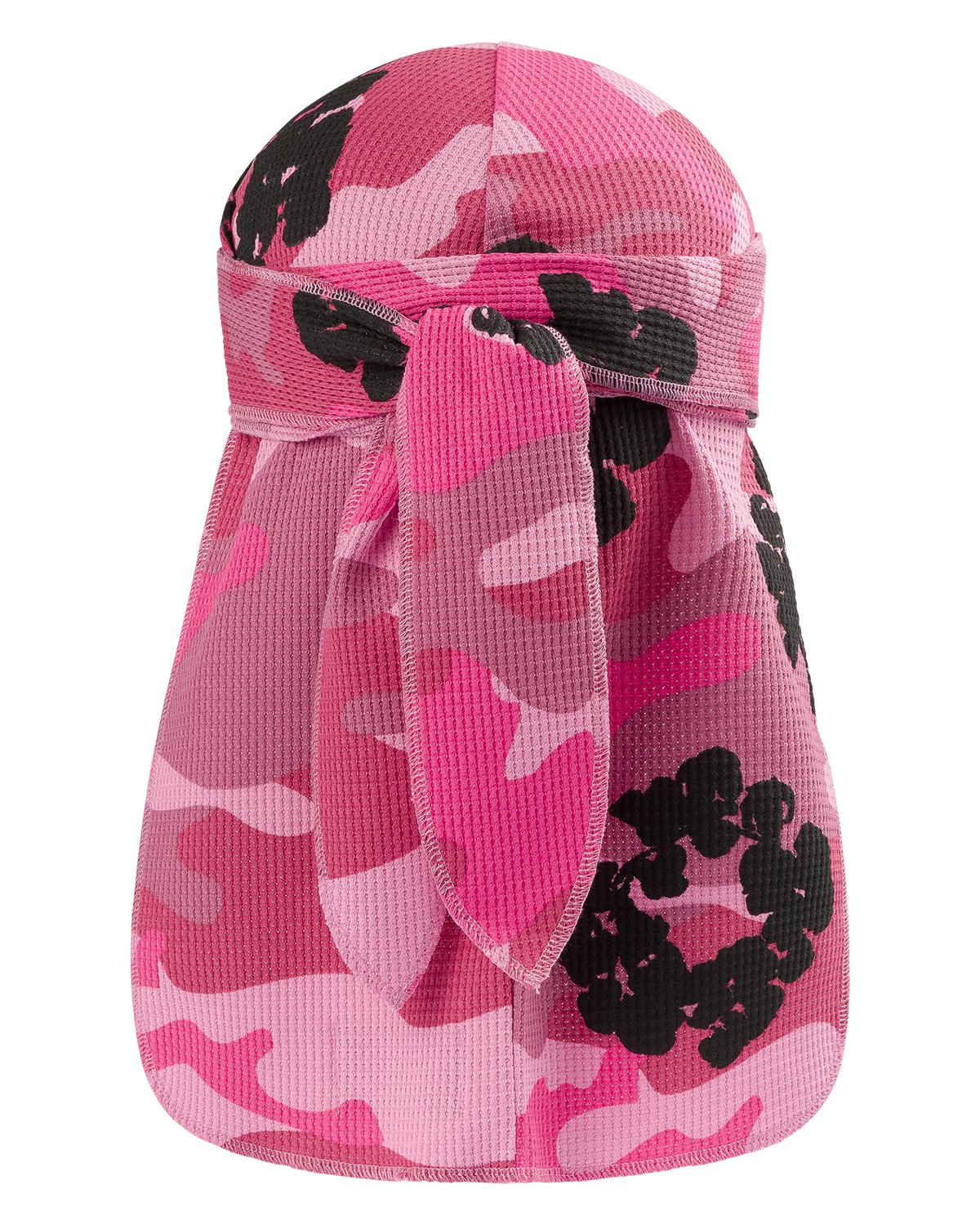 Pink Camo Cotton Wreath Durag