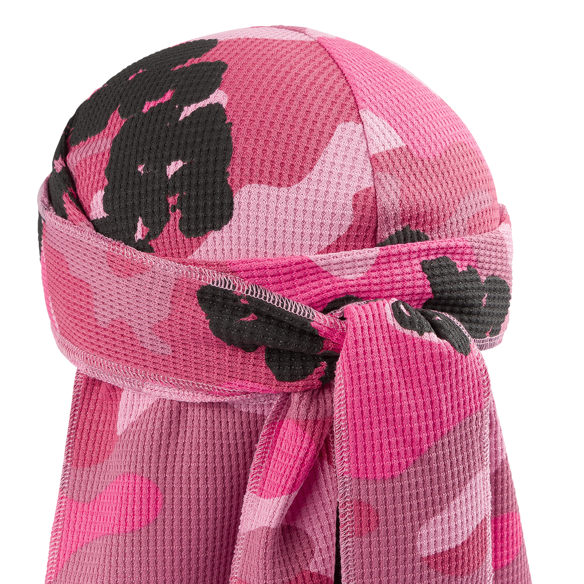 Pink Camo Cotton Wreath Durag