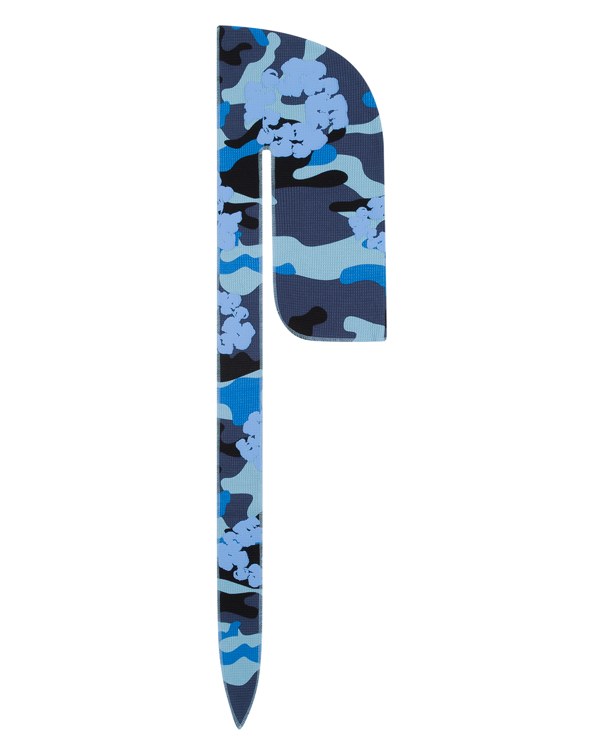 Blue Camo Cotton Wreath Durag