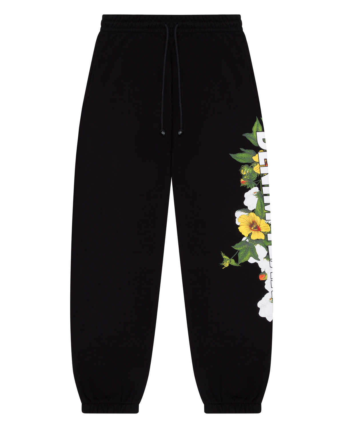 DT Floral Logo Sweatpant Black