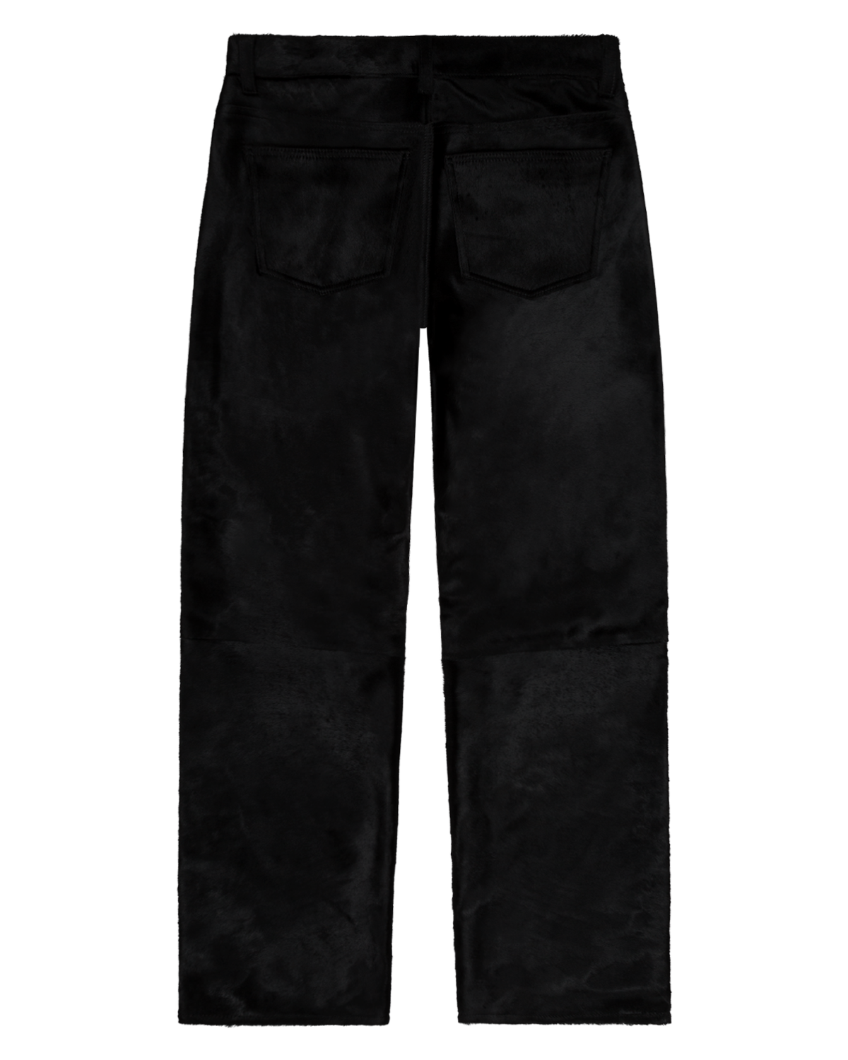 Genuine Calf Hair Pant Black