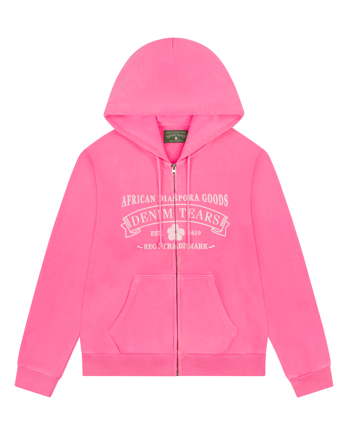 ADG Zip Hoodie Pink