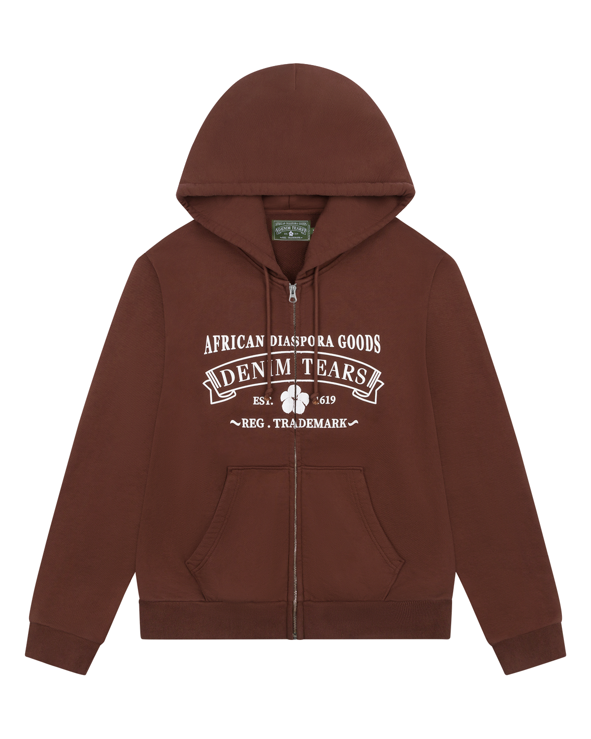 ADG Zip Hoodie Brown