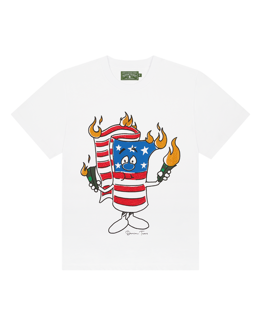 Firecracker Tee White