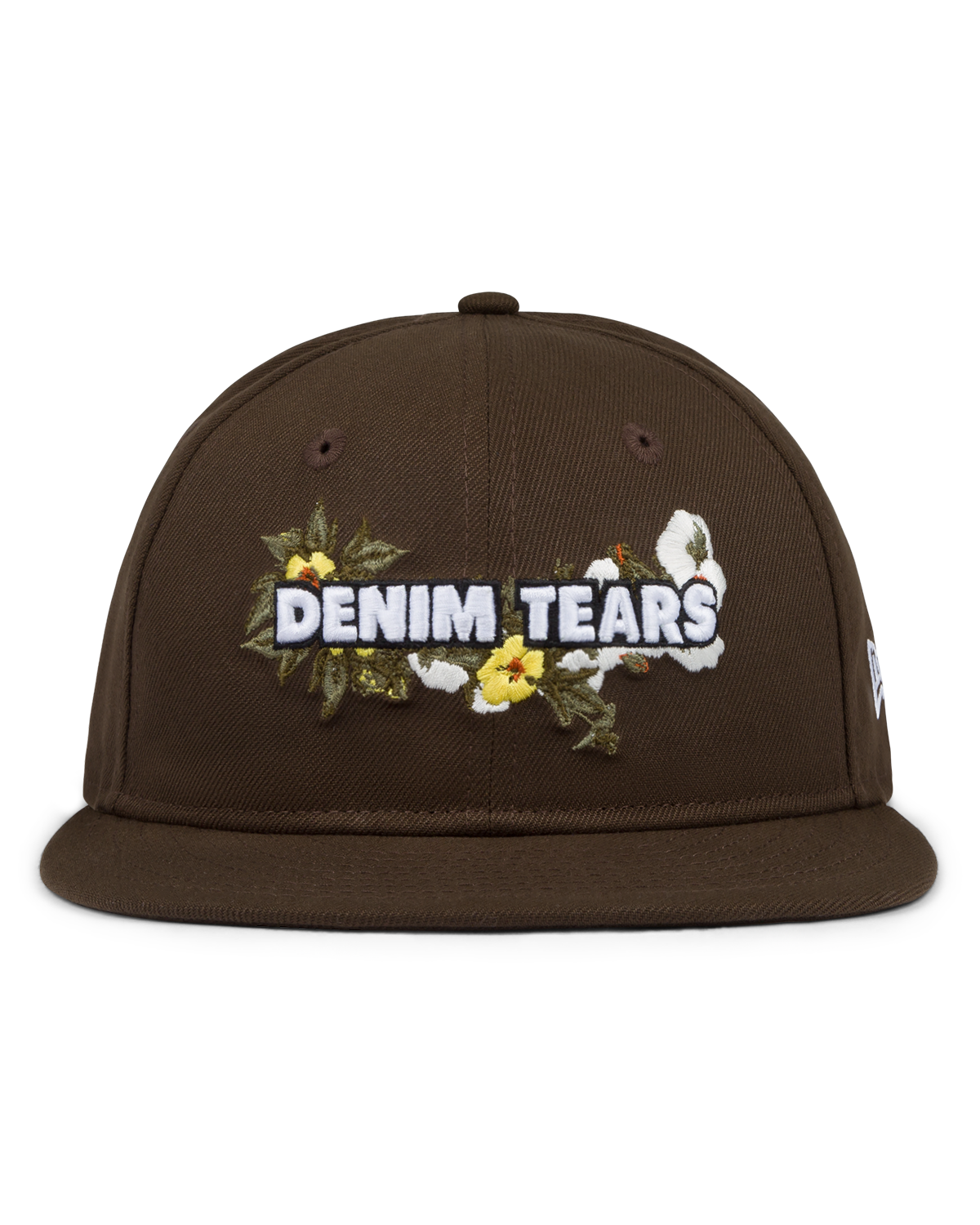 New Era Floral Logo Cap Brown