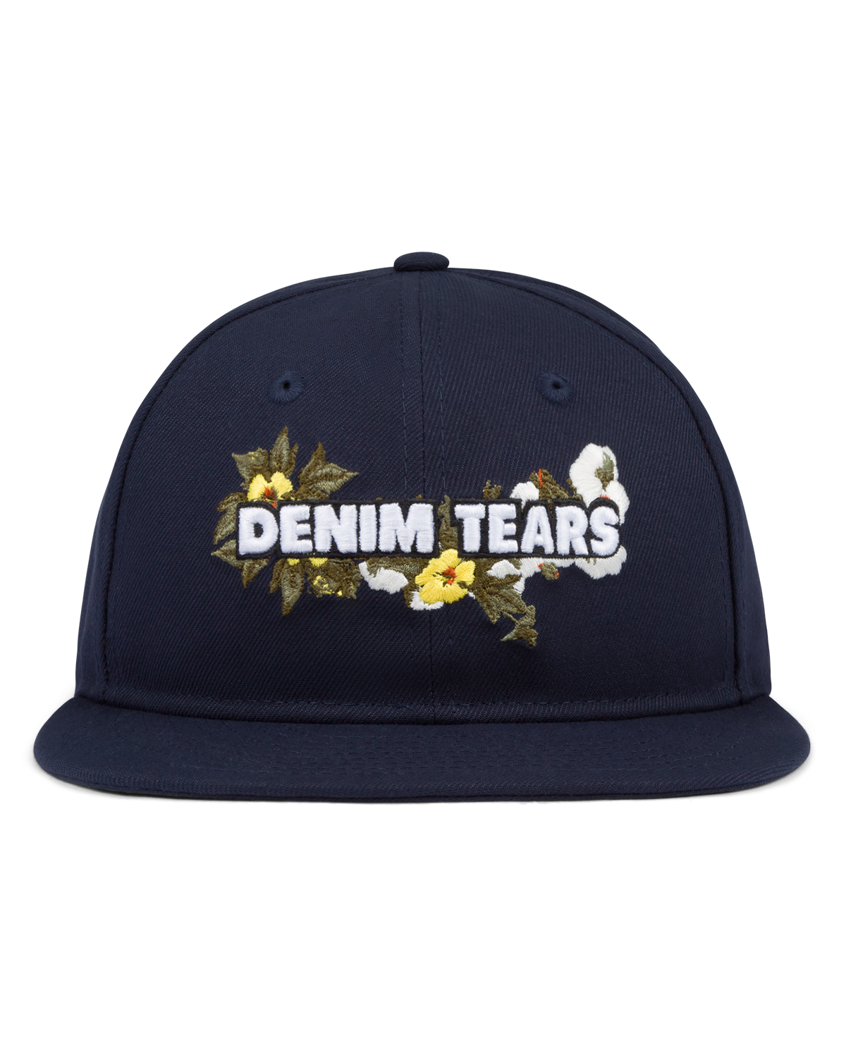 New Era Floral Logo Cap Navy