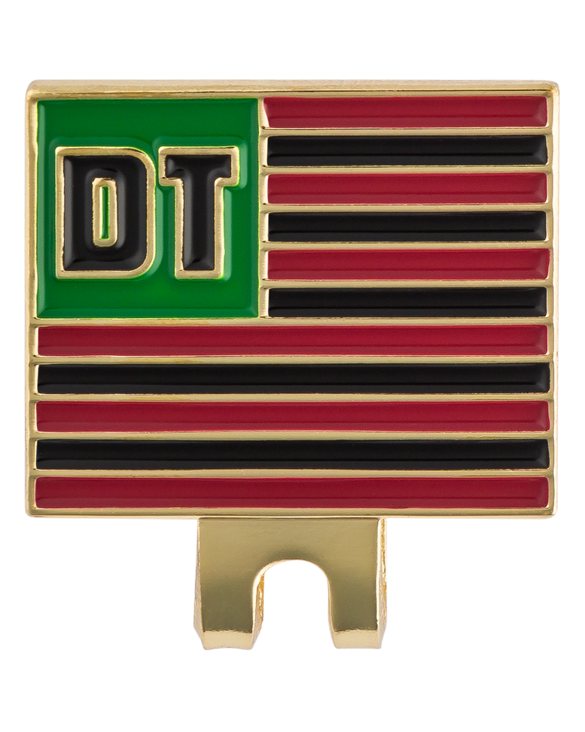 DT Flag Hat Clip
