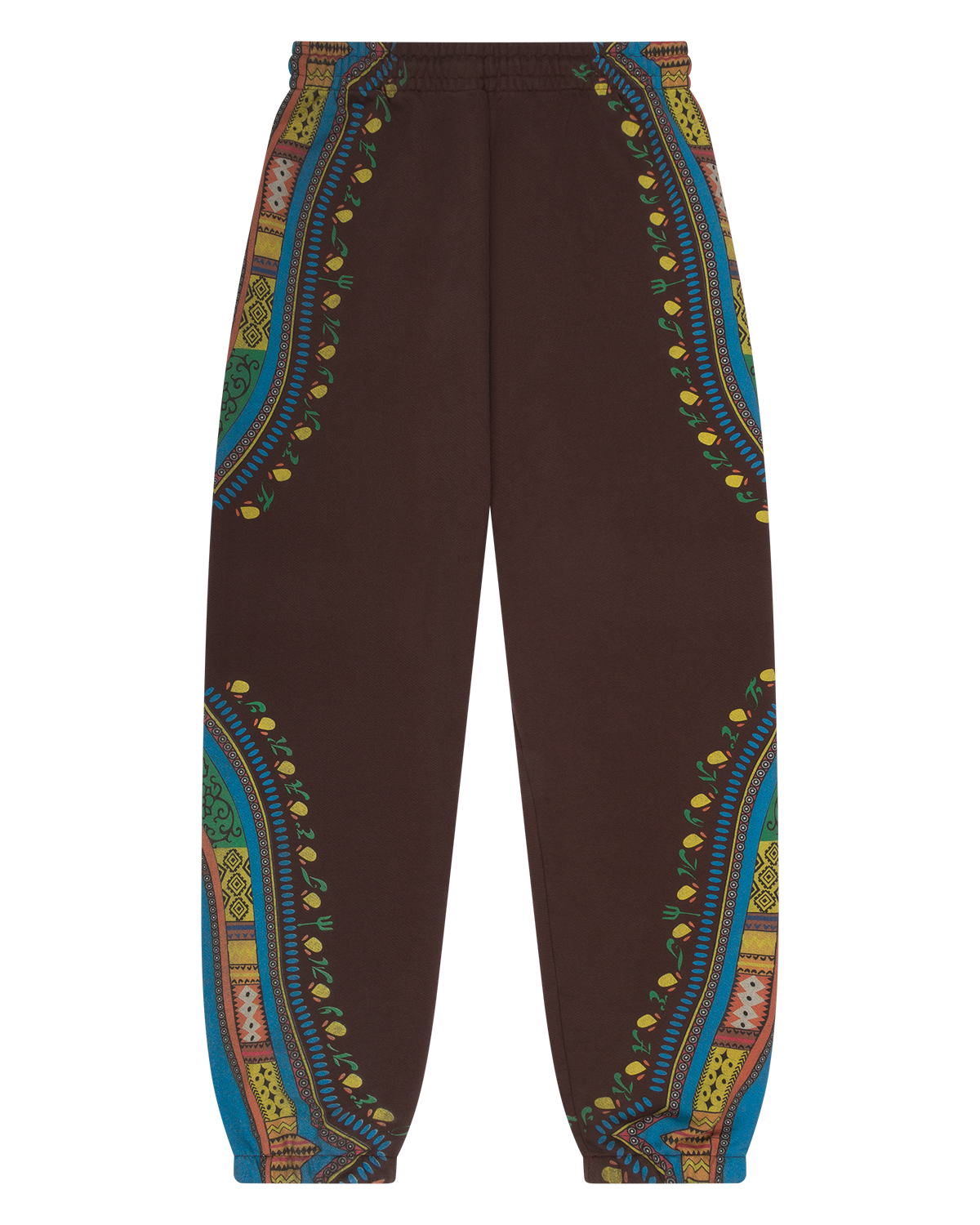 Dashiki Trompe L'oeil Sweatpants Brown