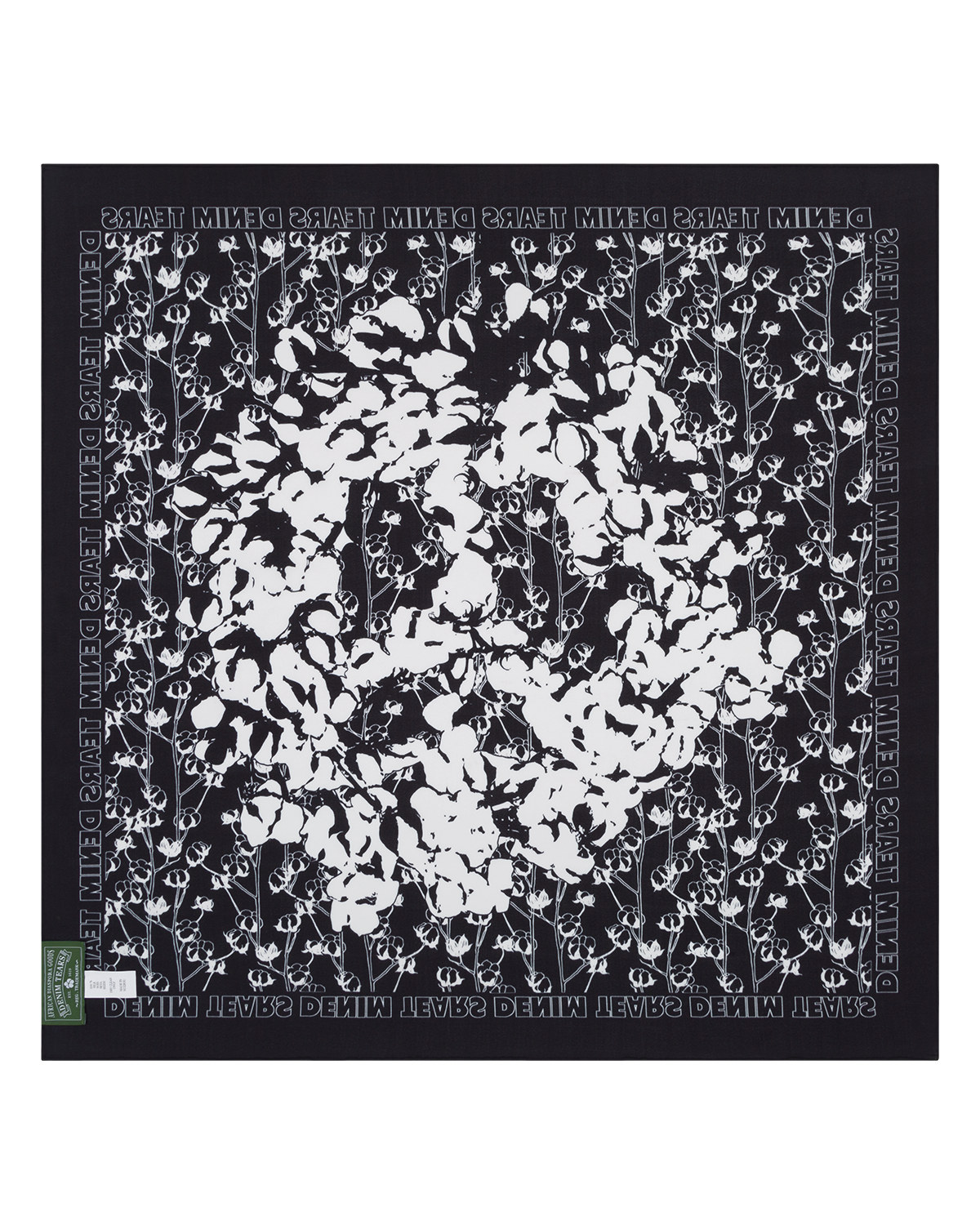 Peace Wreath Silk Scarf