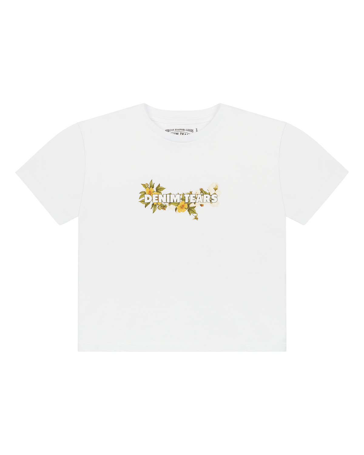 Kids Cotton Floral Logo Tee
