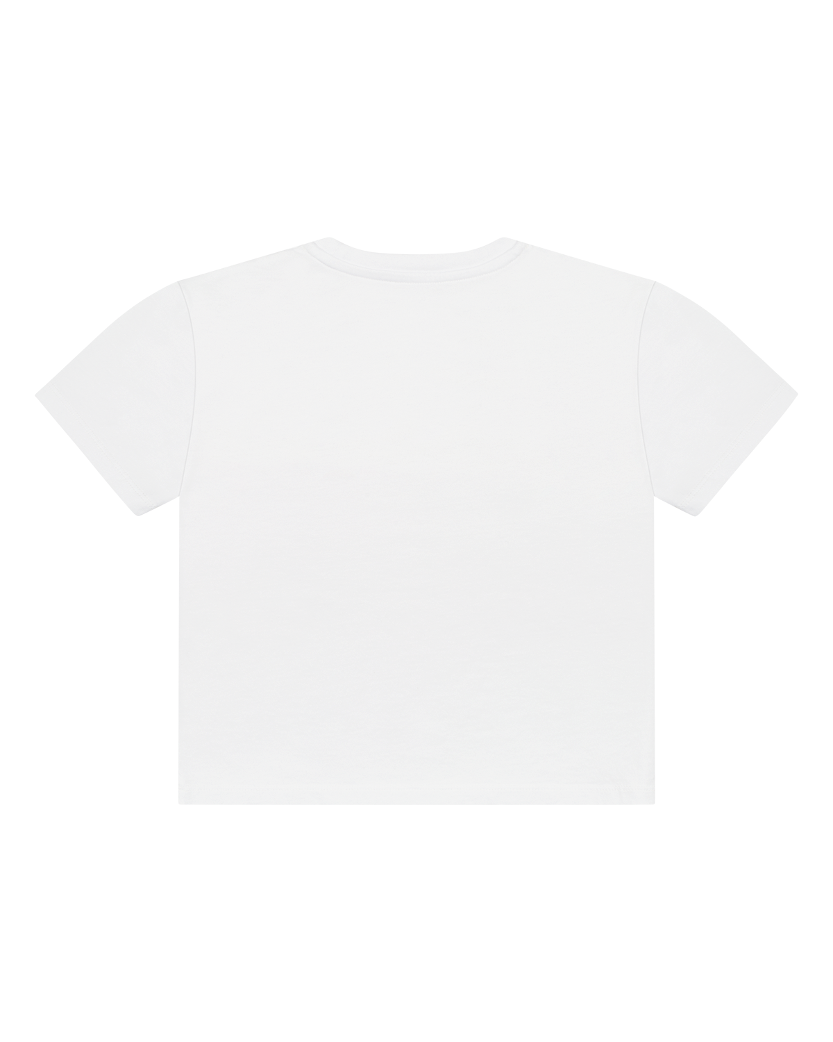 Kids Cotton Floral Logo Tee