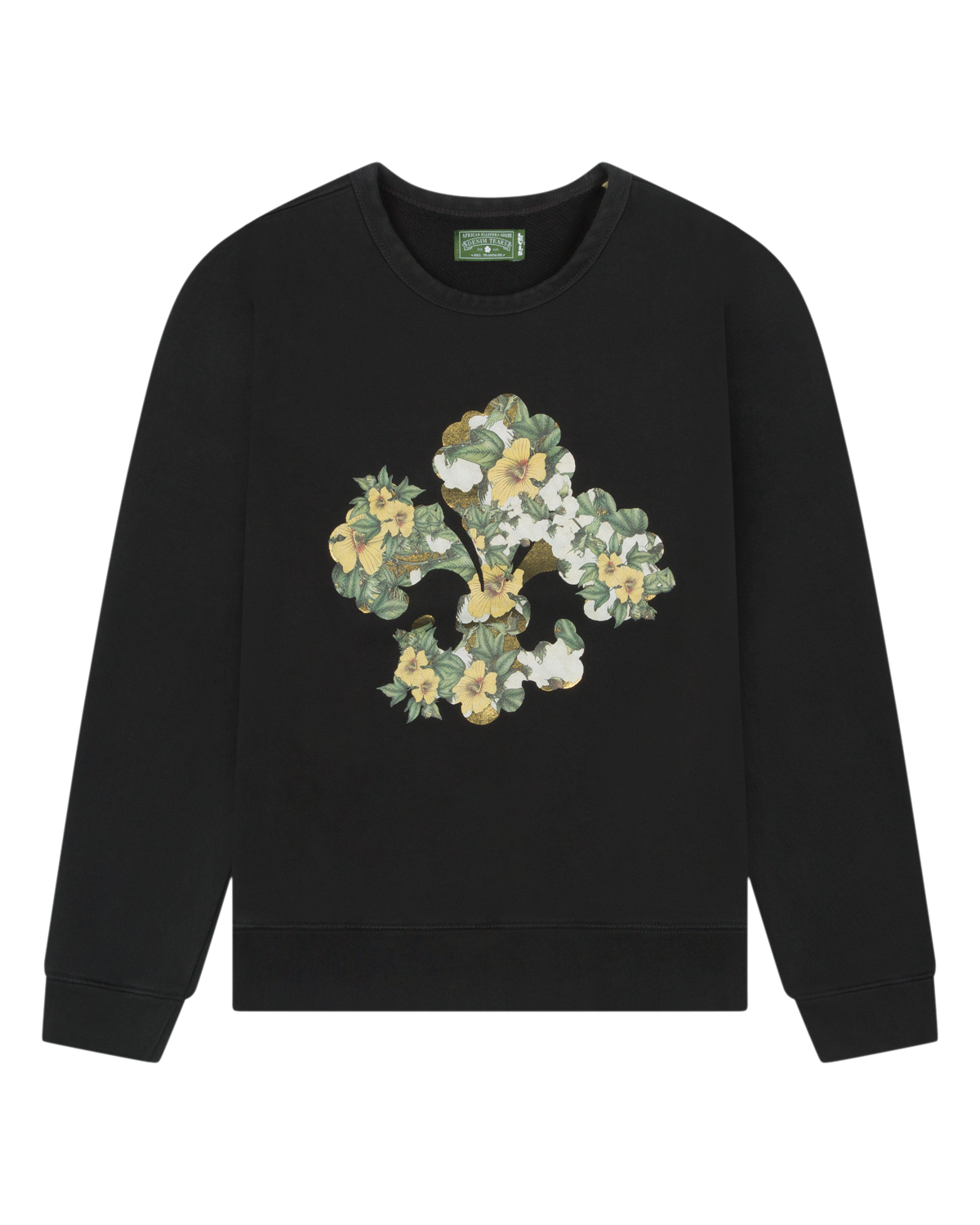 Cotton Fleur De-Lis Crewneck