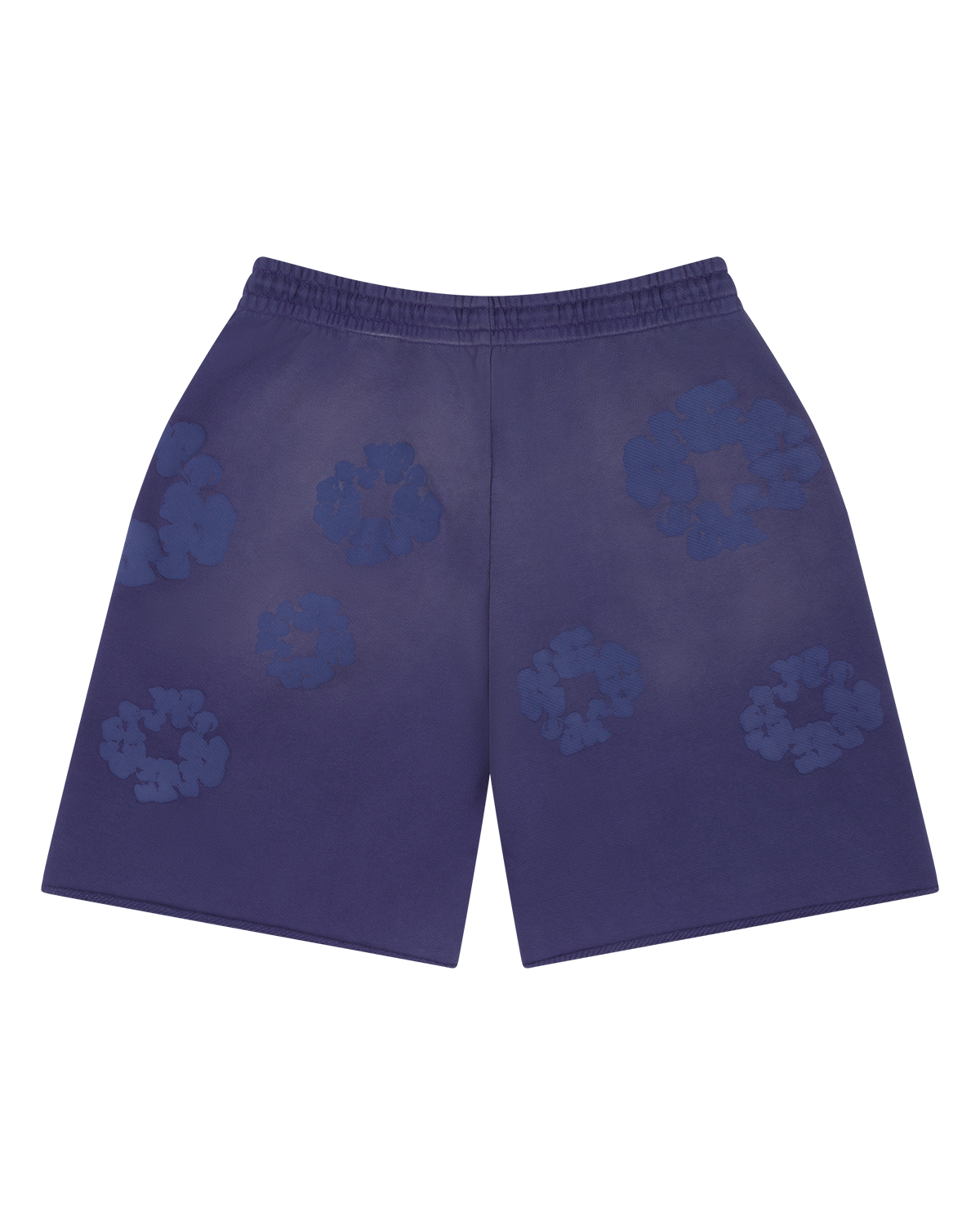 Mono Cotton Wreath Sweat Shorts Washed Blue