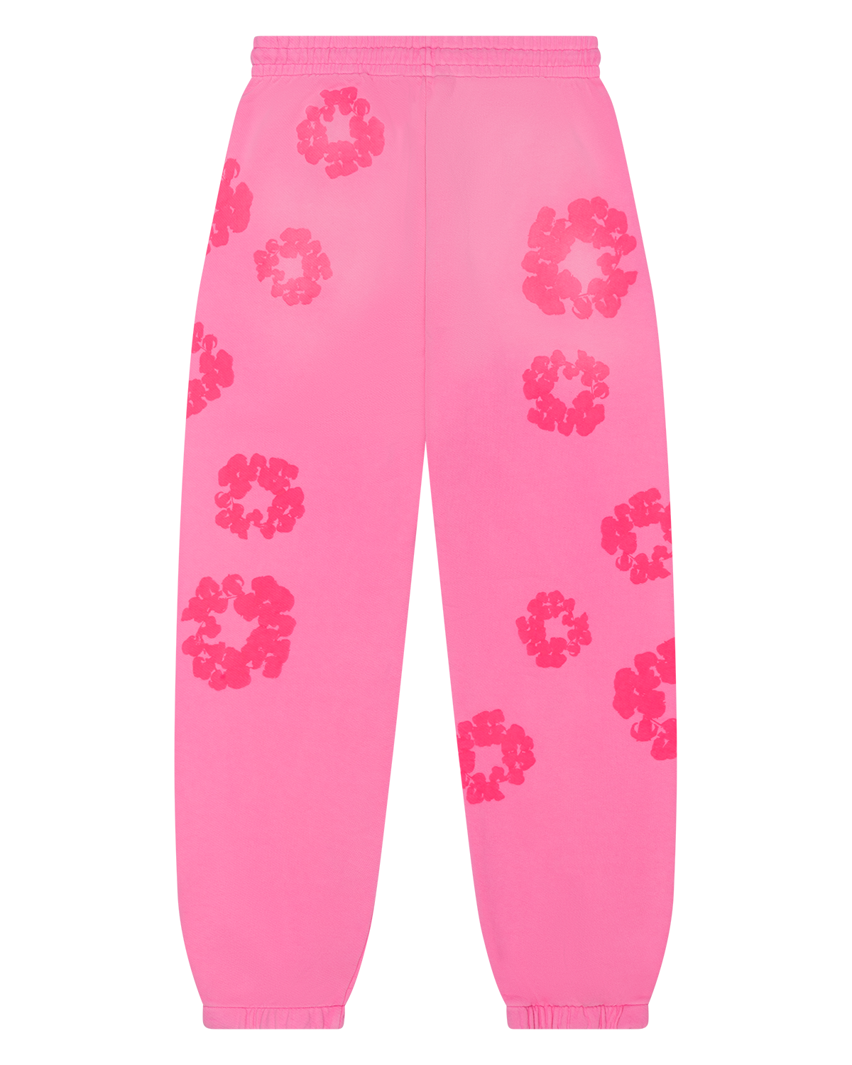 Mono Cotton Wreath Sweatpants Pink