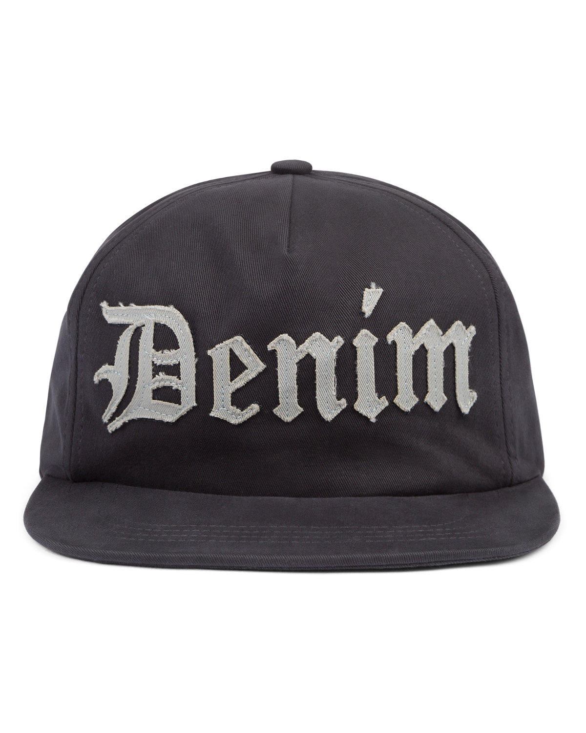 Denim Cut Out Cap Charcoal
