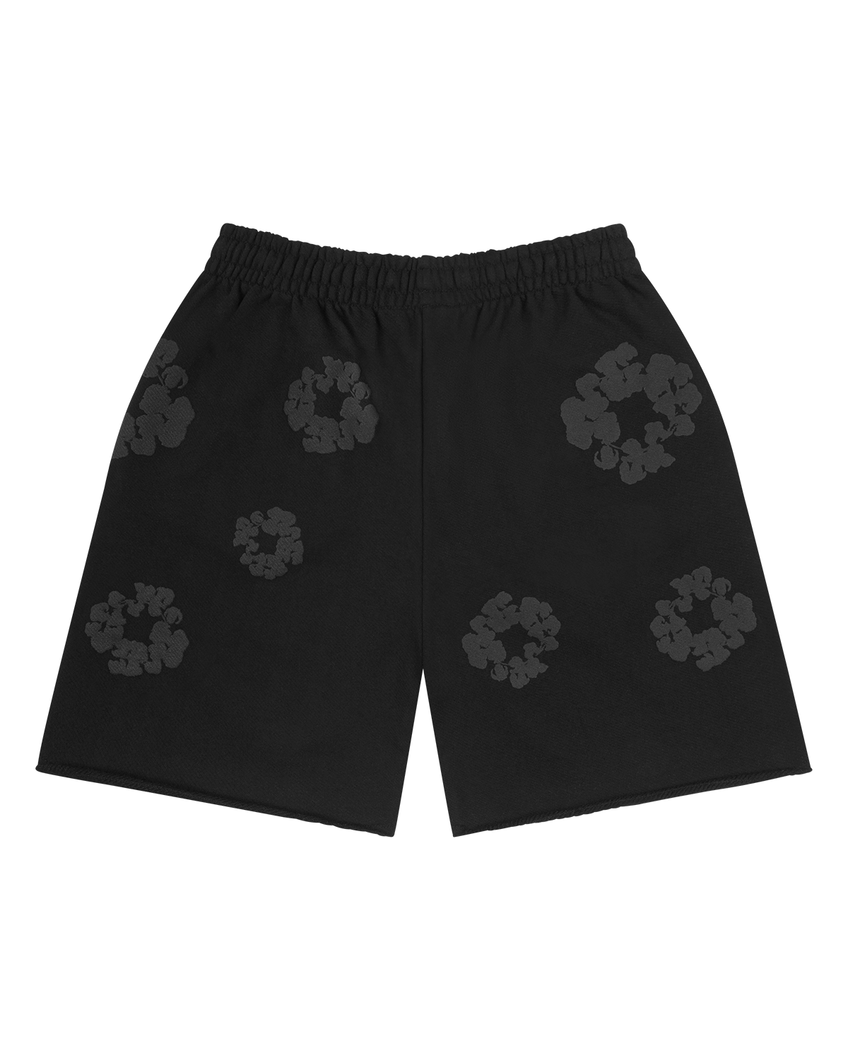 Mono Cotton Wreath Sweatshorts Black