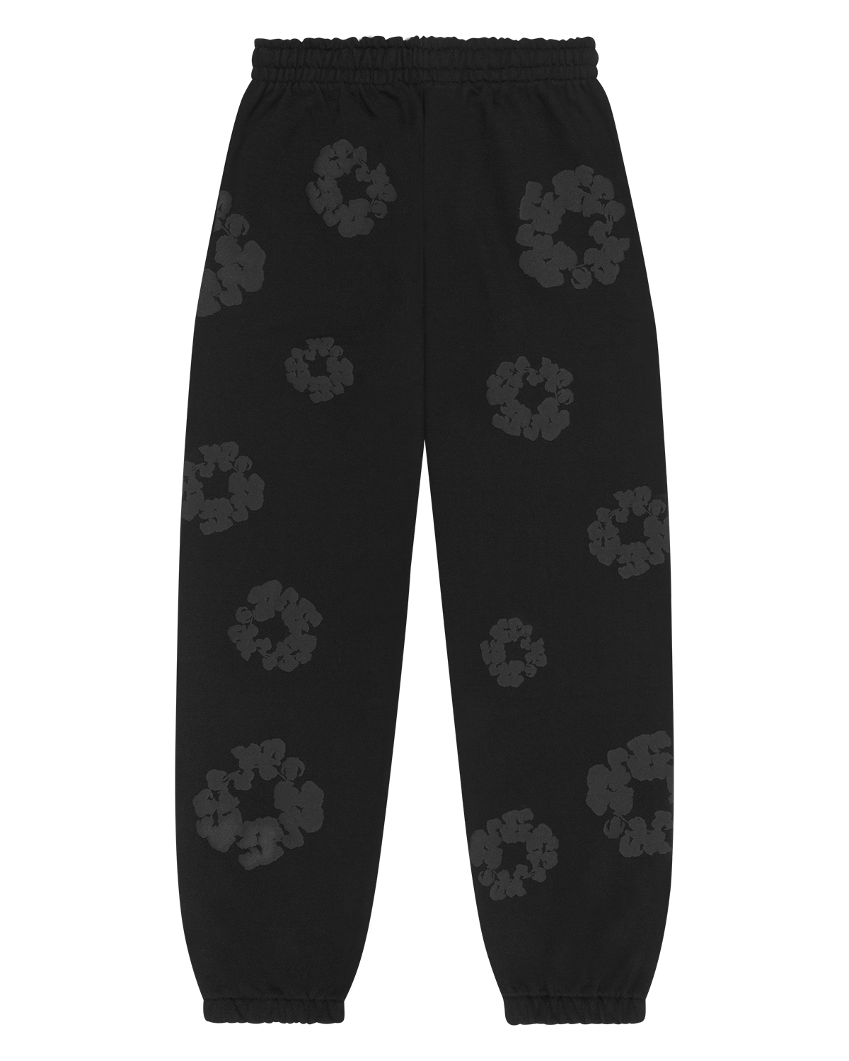 Mono Cotton Wreath Sweatpants Black