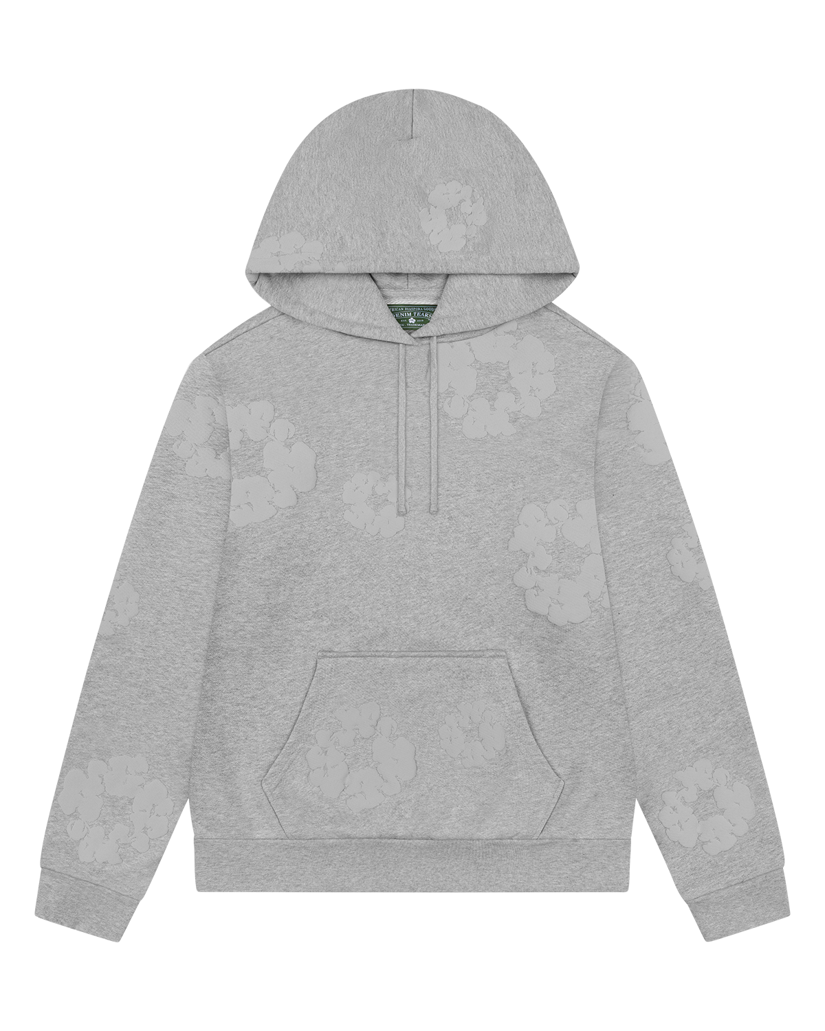 Mono Cotton Wreath Hoodie Grey