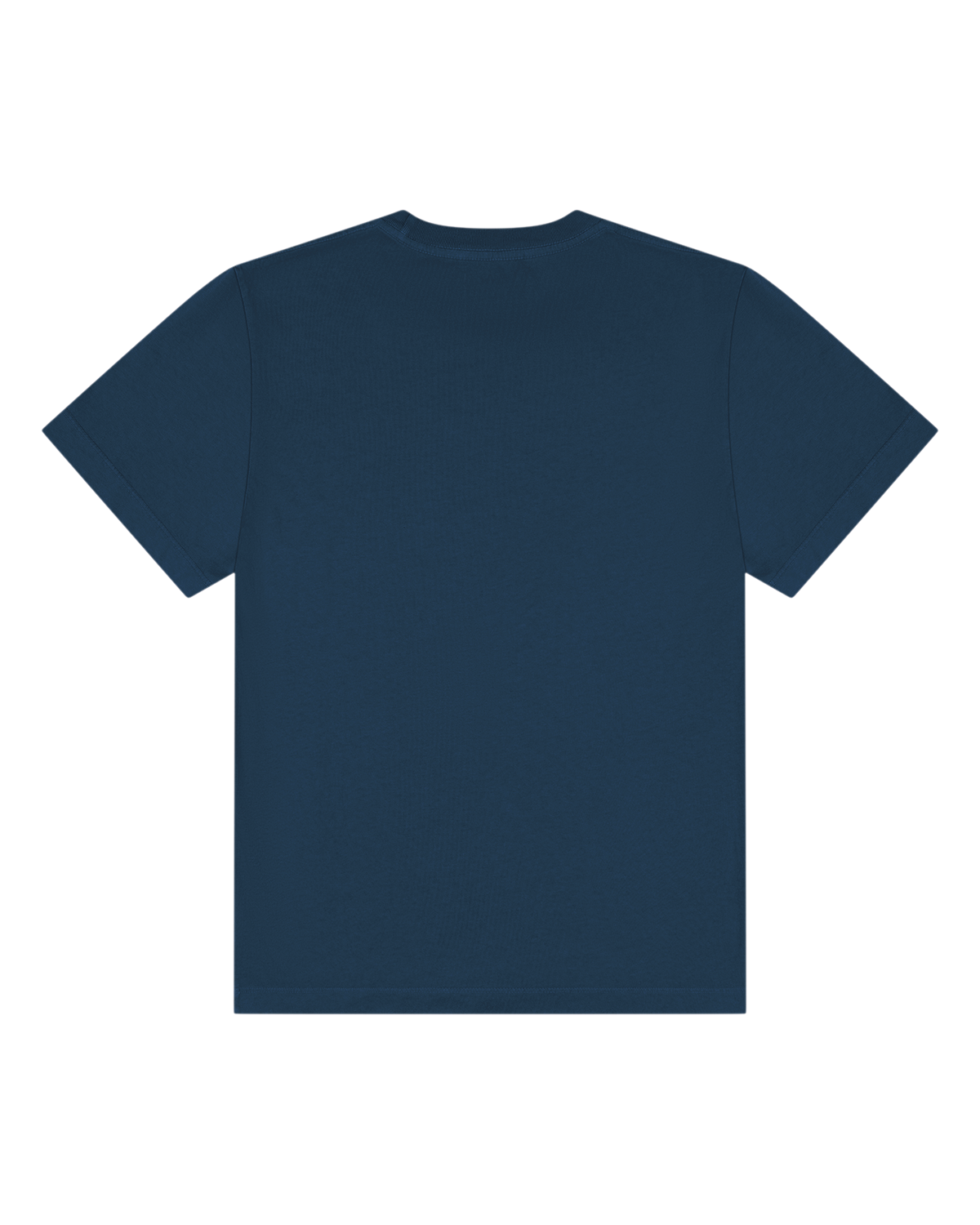 Cotton Floral Logo Tee Navy