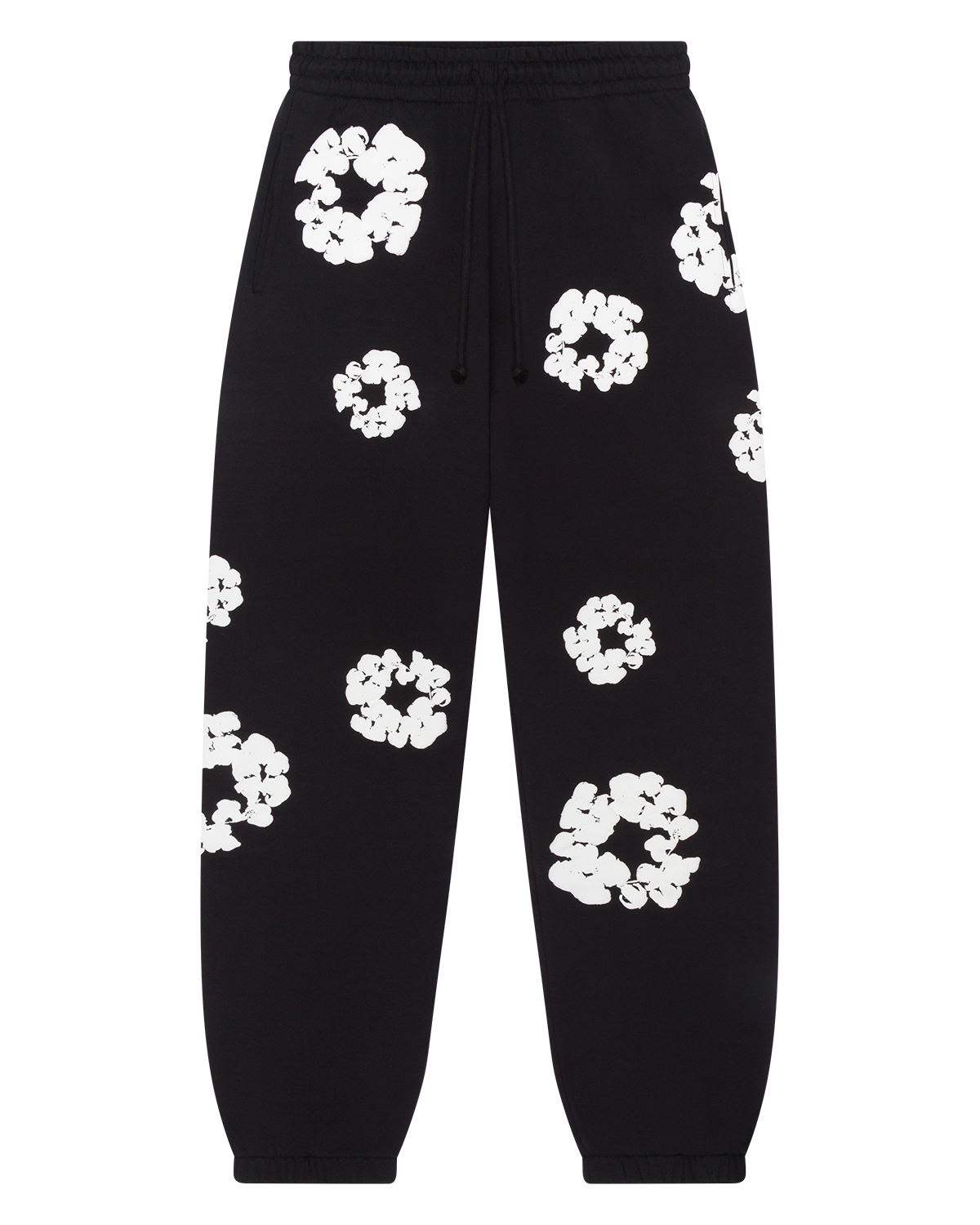 The Cotton Wreath Sweatpants Black