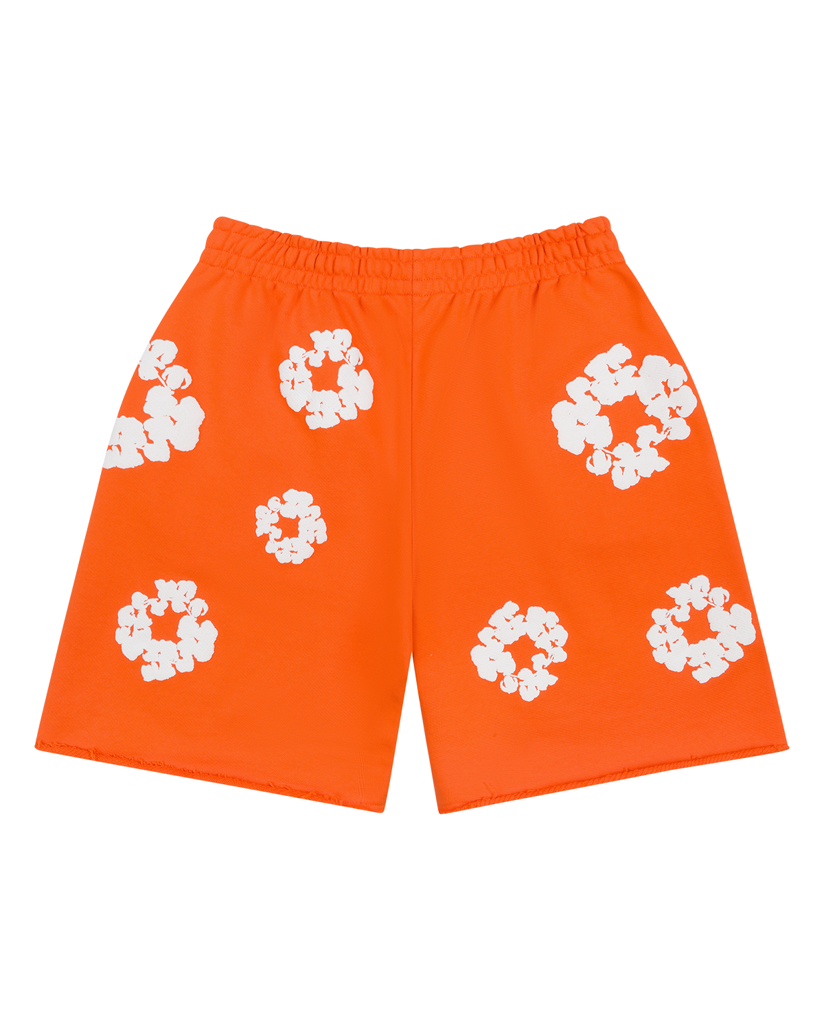 Cotton Wreath Sweatshorts Orange