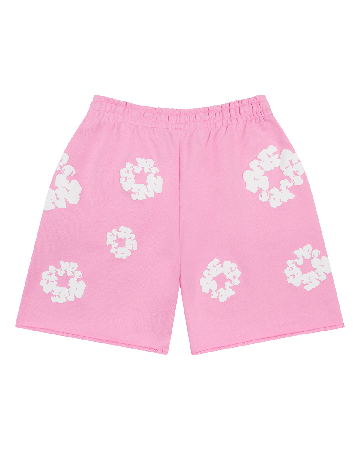 Cotton Wreath Sweatshorts Pink