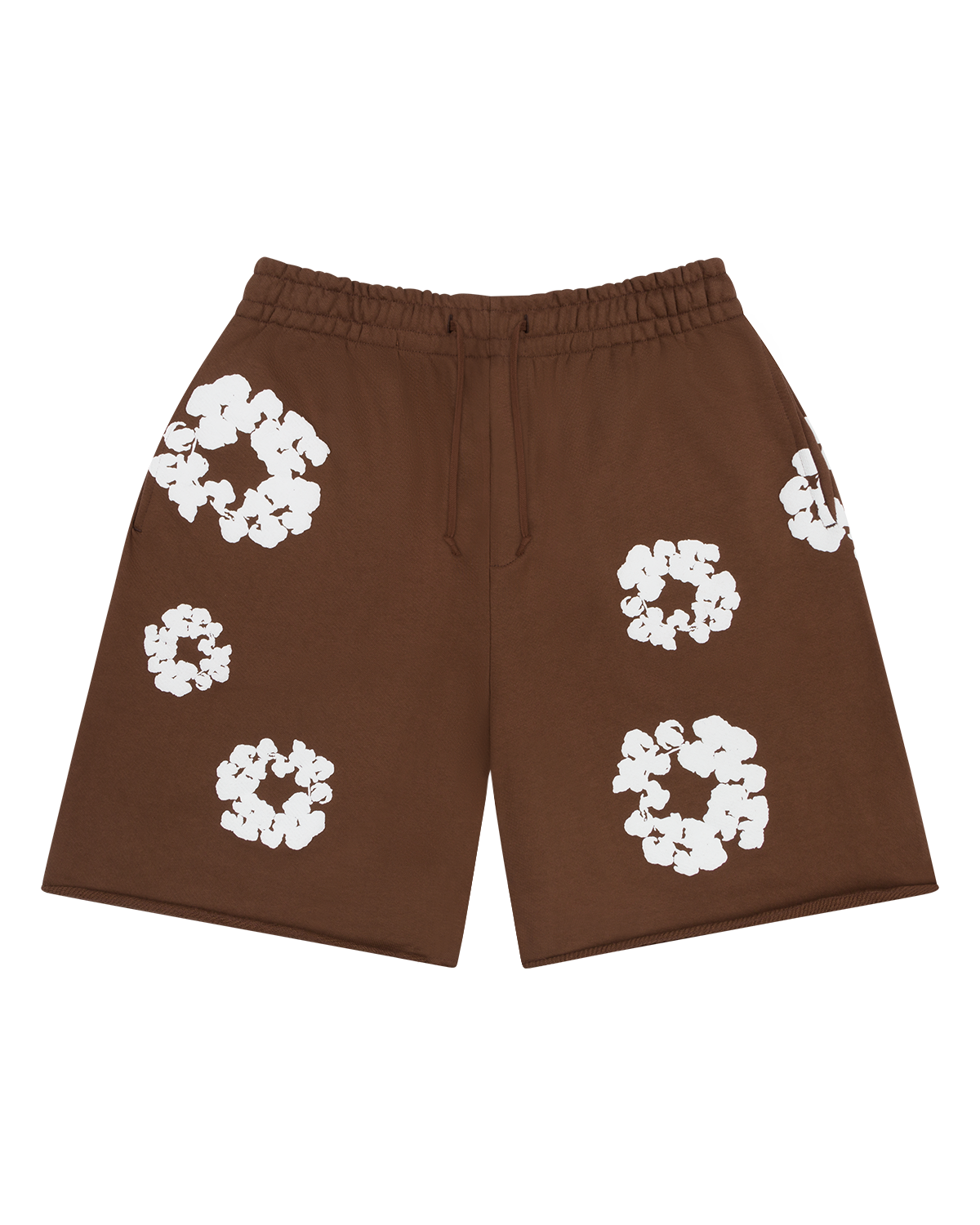 Cotton Wreath Sweatshorts Brown