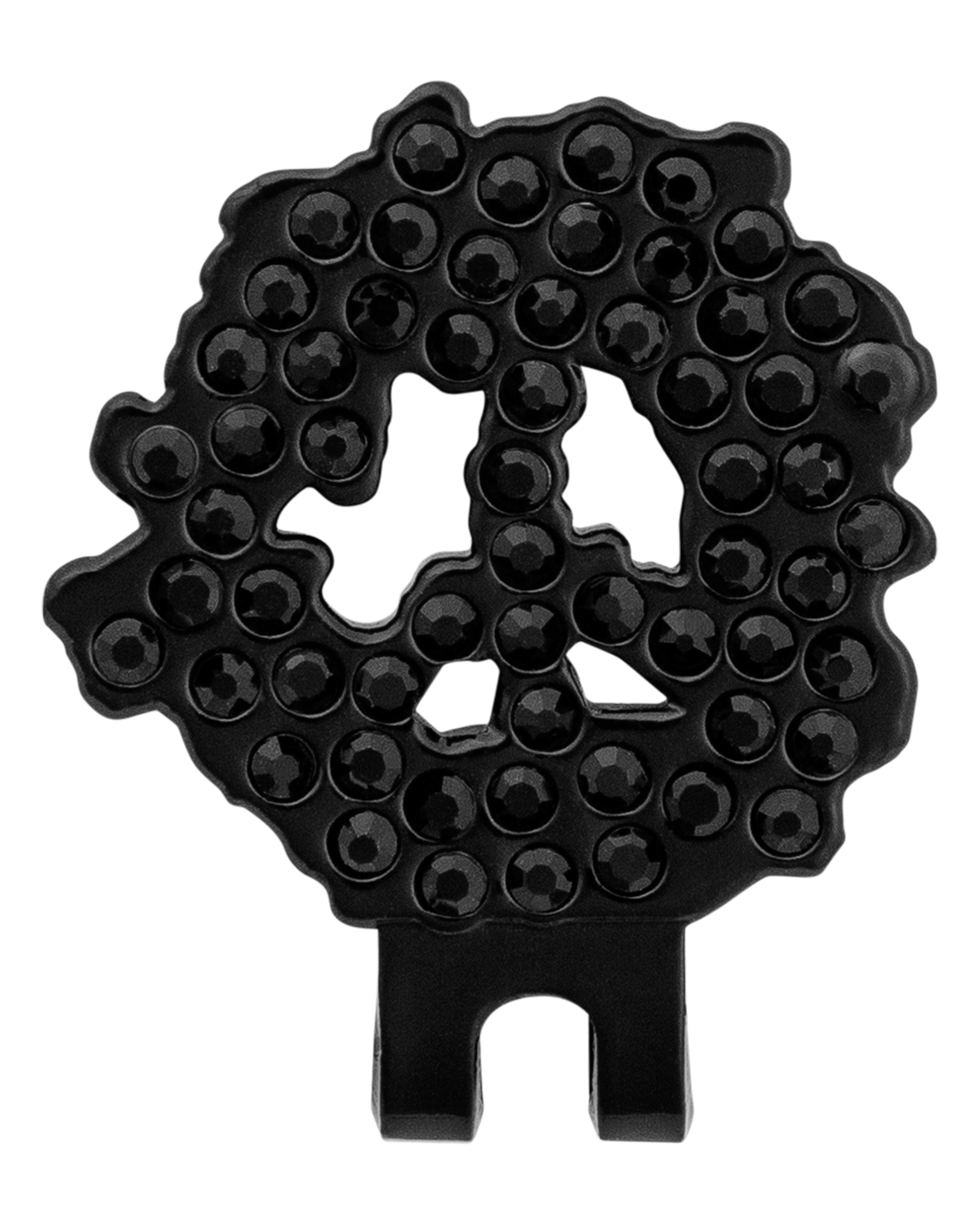 Peace Wreath Hat Clip