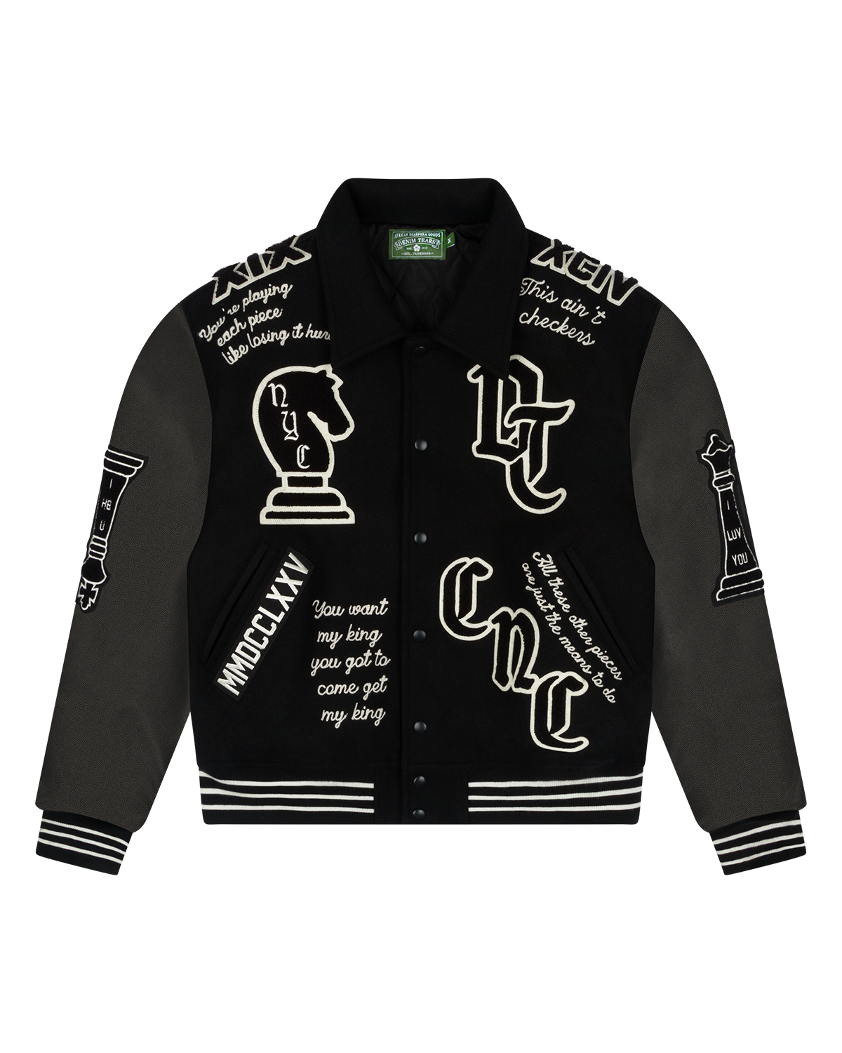 Grandmaster Varsity Jacket Black
