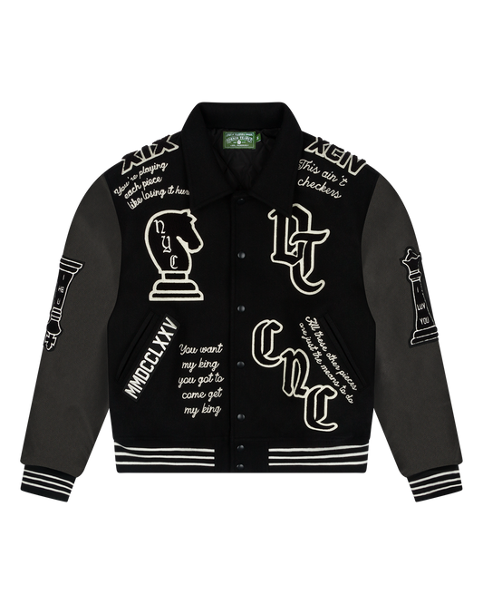 Grandmaster Varsity Jacket Black