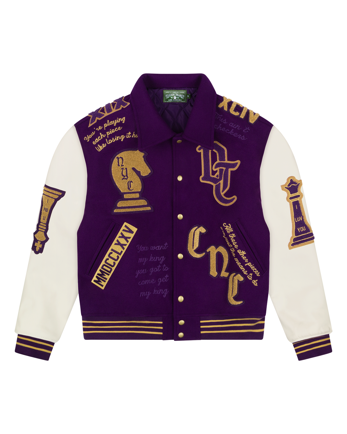 Grandmaster Varsity Jacket Purple
