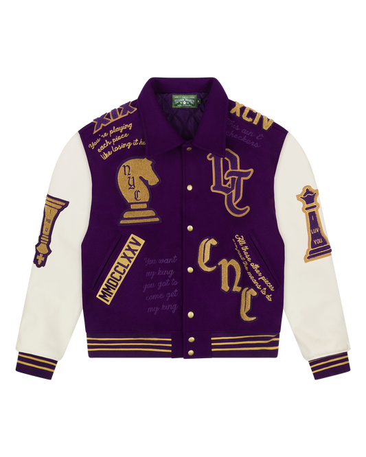 Grandmaster Varsity Jacket Purple