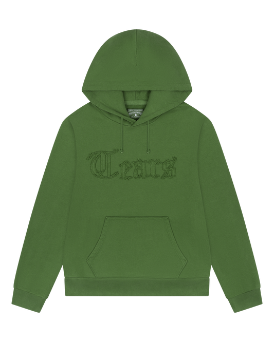 Tears Cut Out Hoodie Cactus