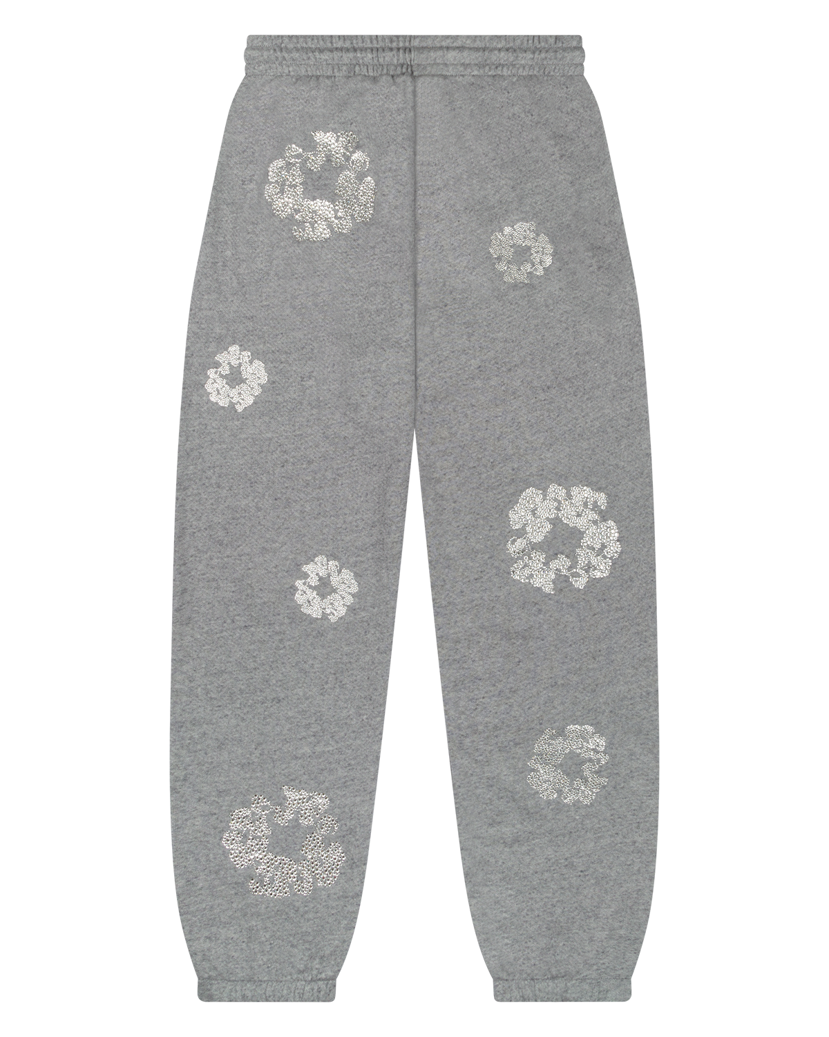 Cashmere Swarovski Cotton Wreath Sweatpants Grey