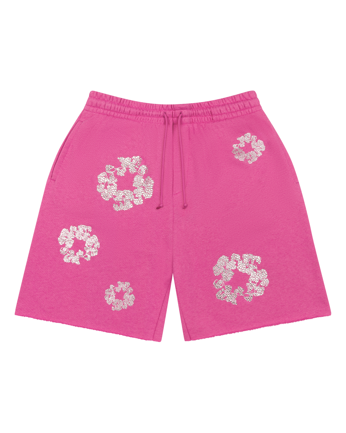 Cashmere Swarovski Cotton Wreath Shorts Pink