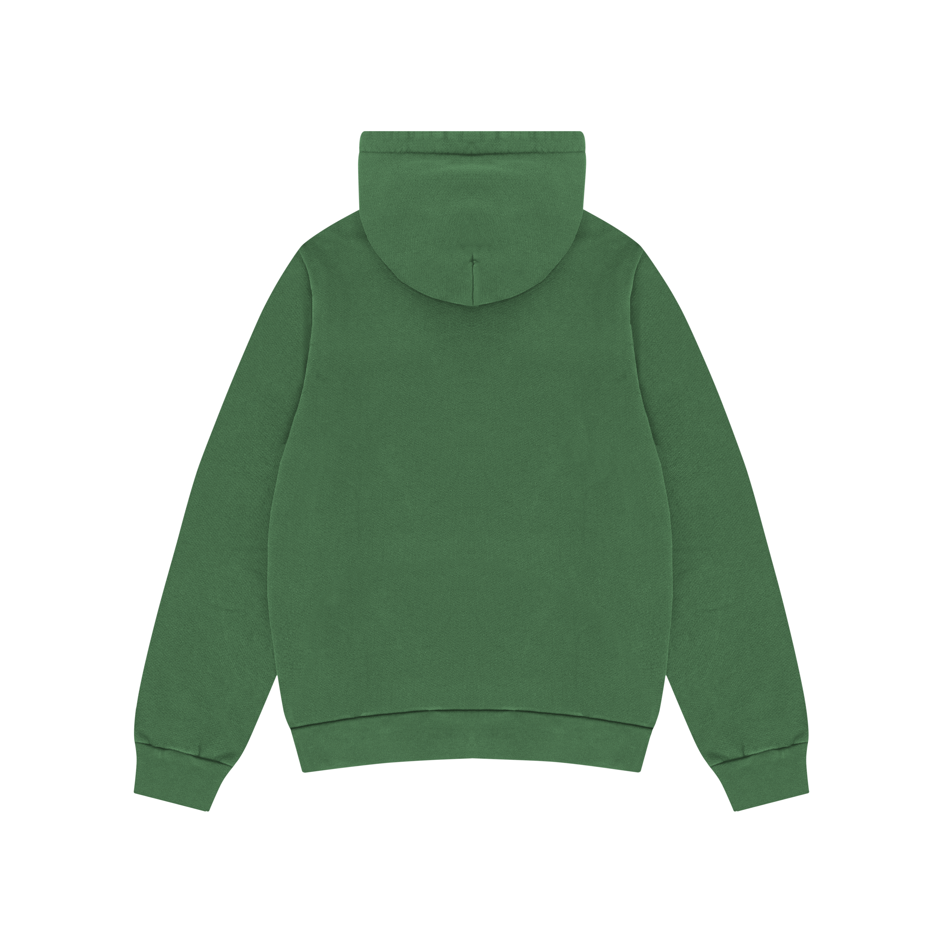 Embroidered Logo Hoodie Green