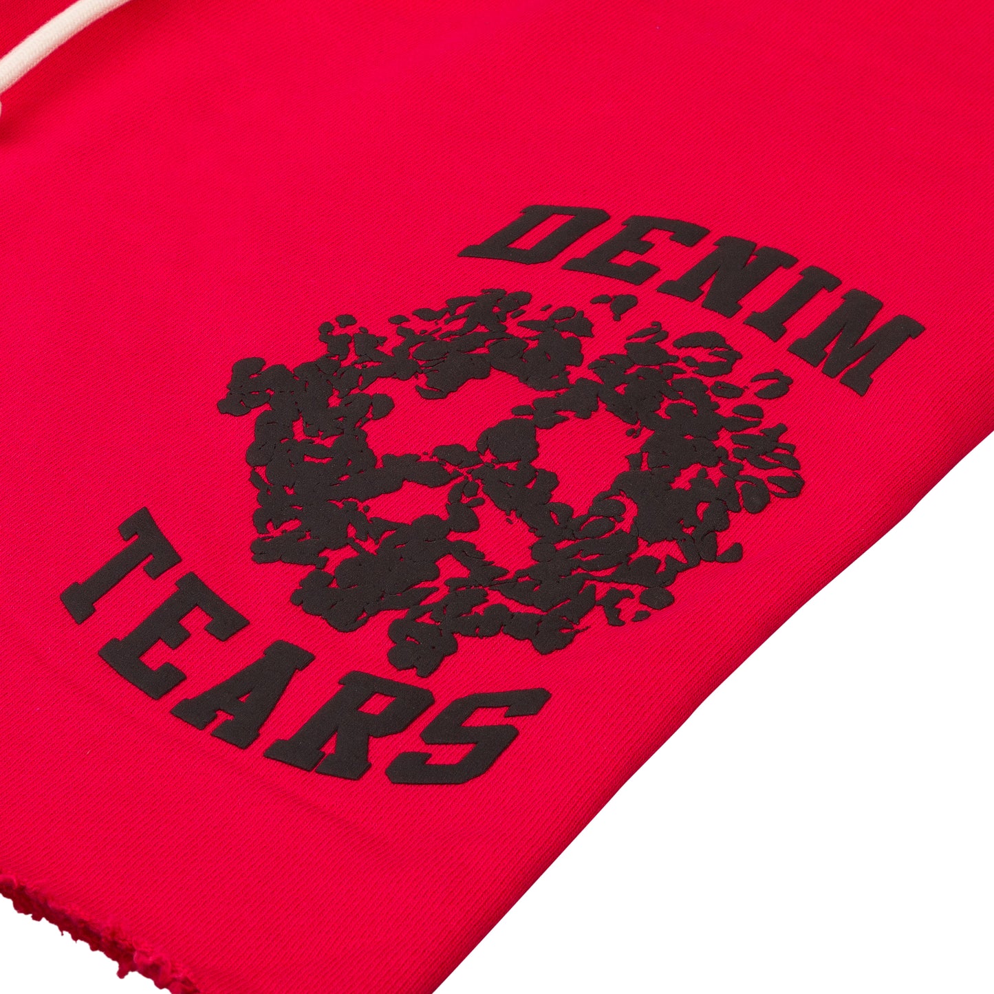 Denim University Sweat Shorts Red