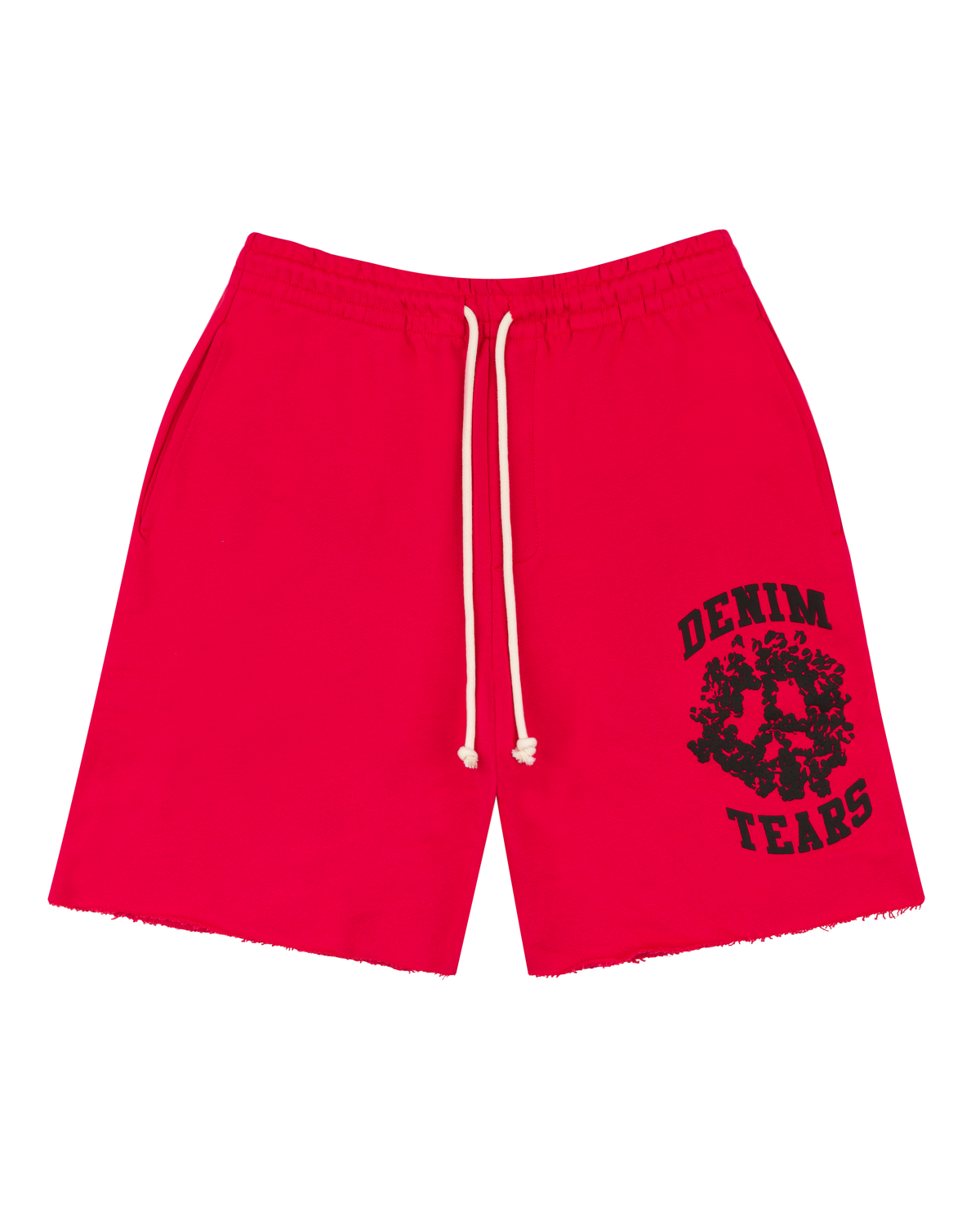 Denim University Sweat Shorts Red