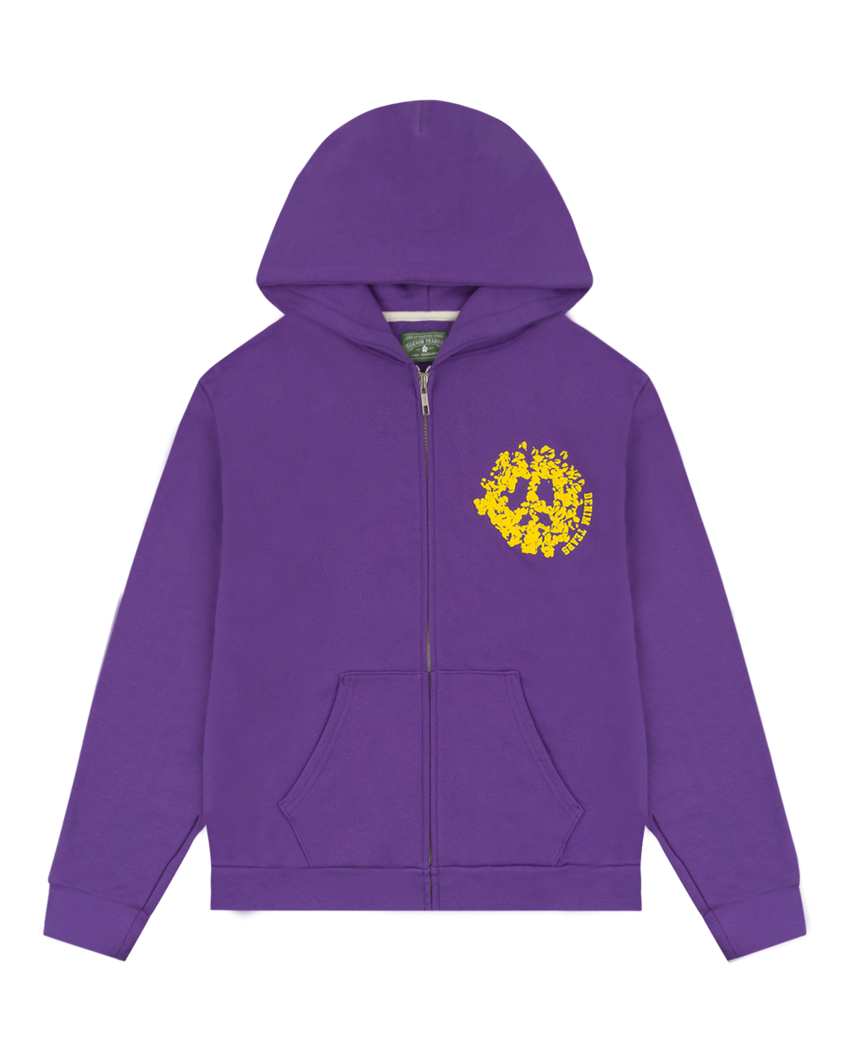 Denim University Zip Hoodie Purple