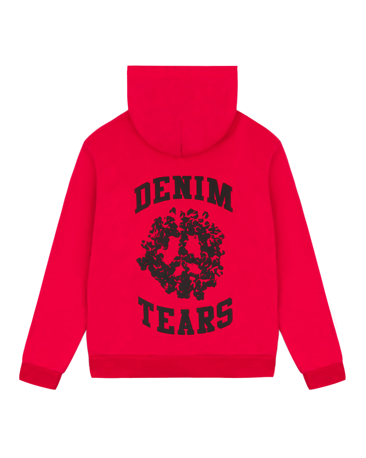 Denim University Zip Hoodie Red