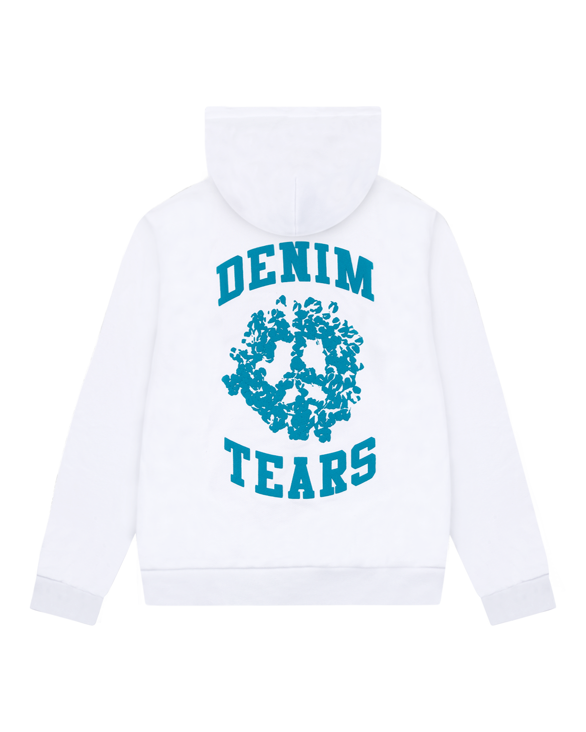 Denim University Zip Hoodie White