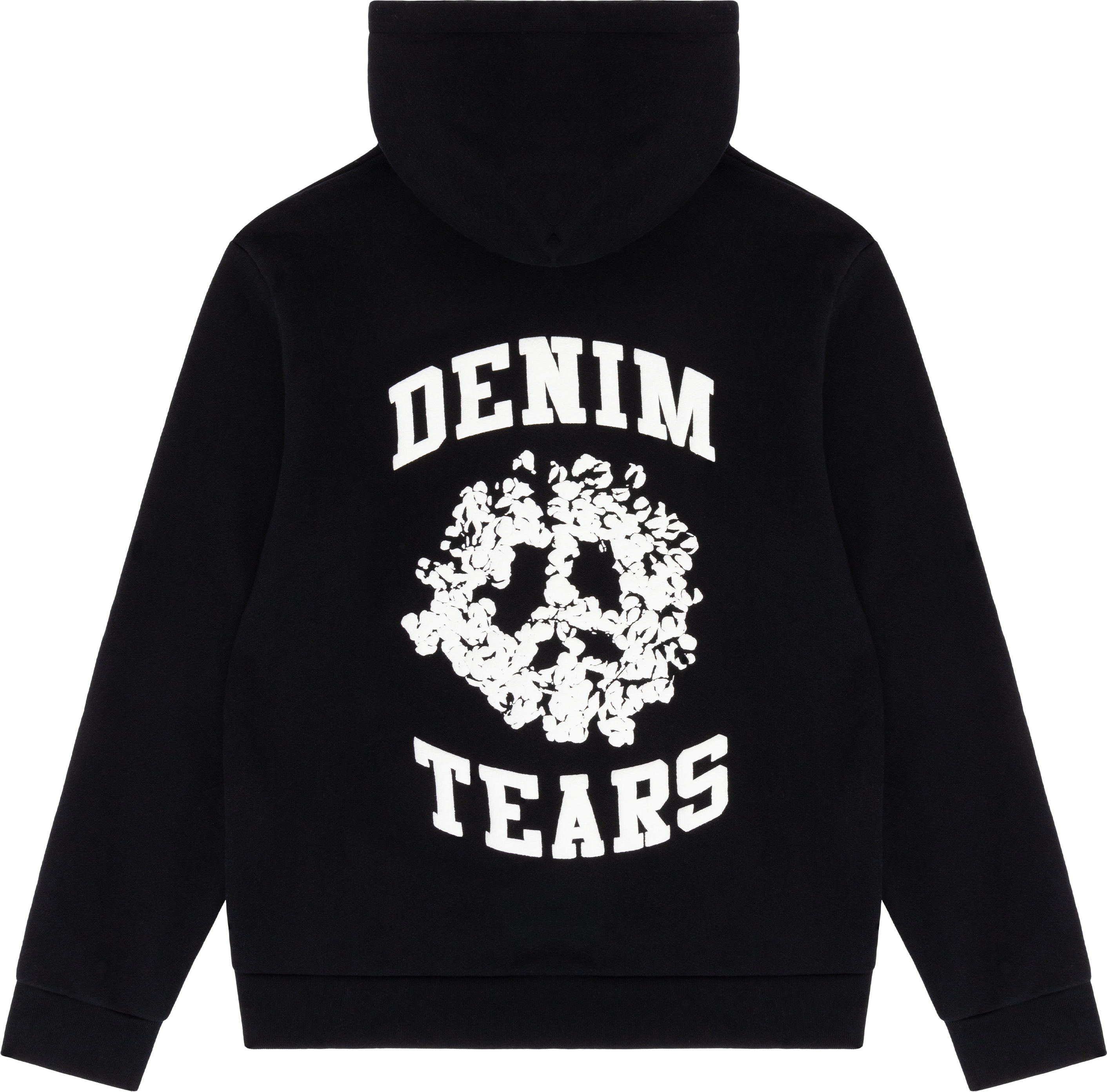 Denim University Zip Hoodie Black