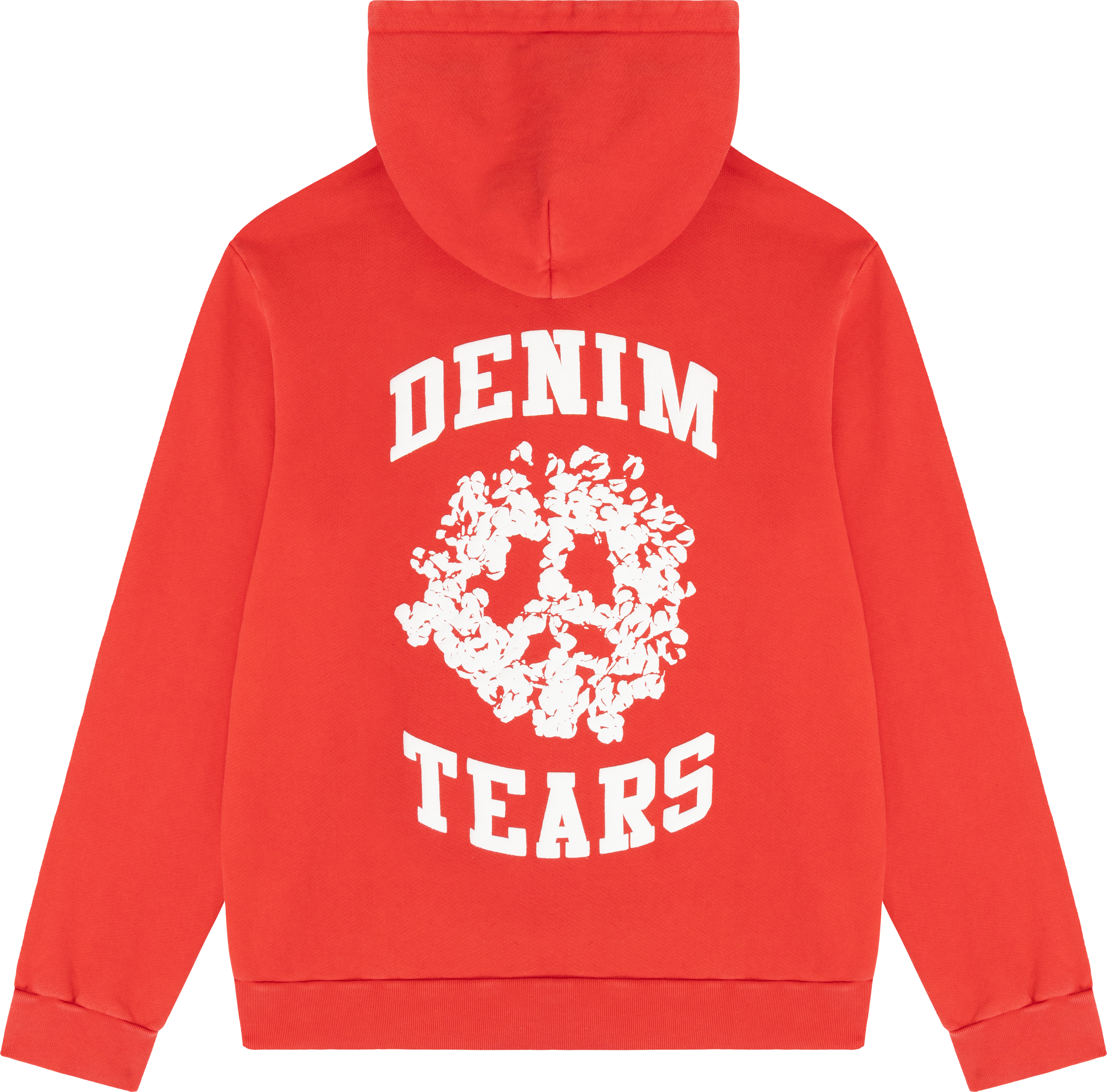 Denim University Zip Hoodie Red