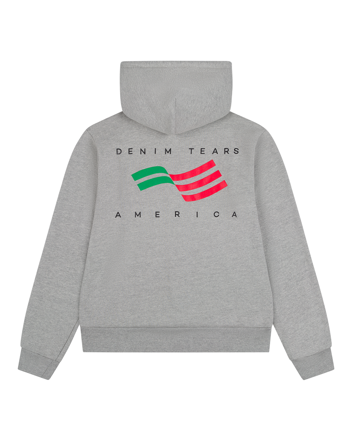 Denim Tears America Sportswear Zip Hoodie Grey