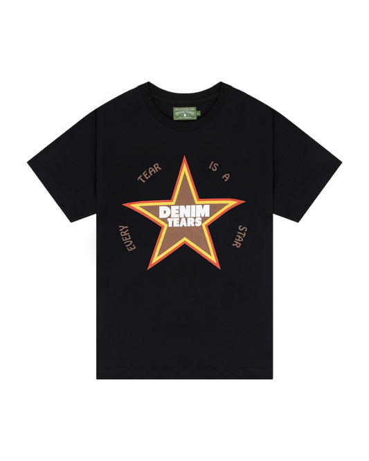 Every Tear Is A Star Tee Black