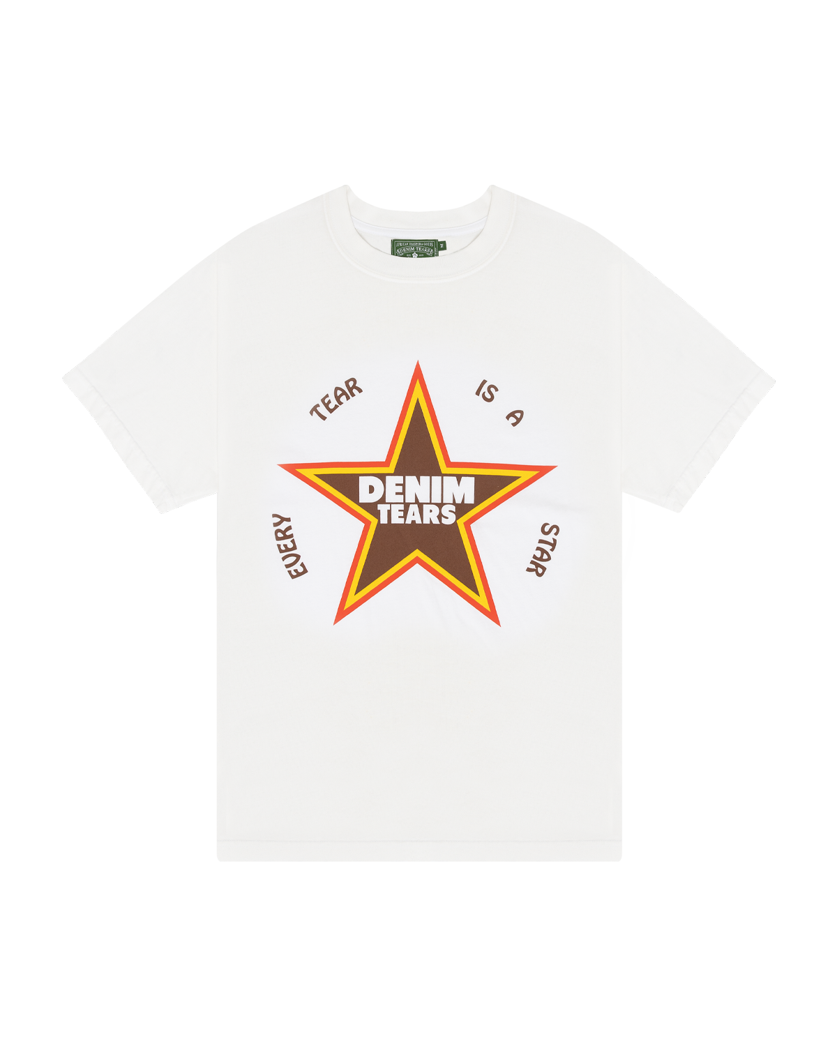 Every Tear Is A Star Tee White