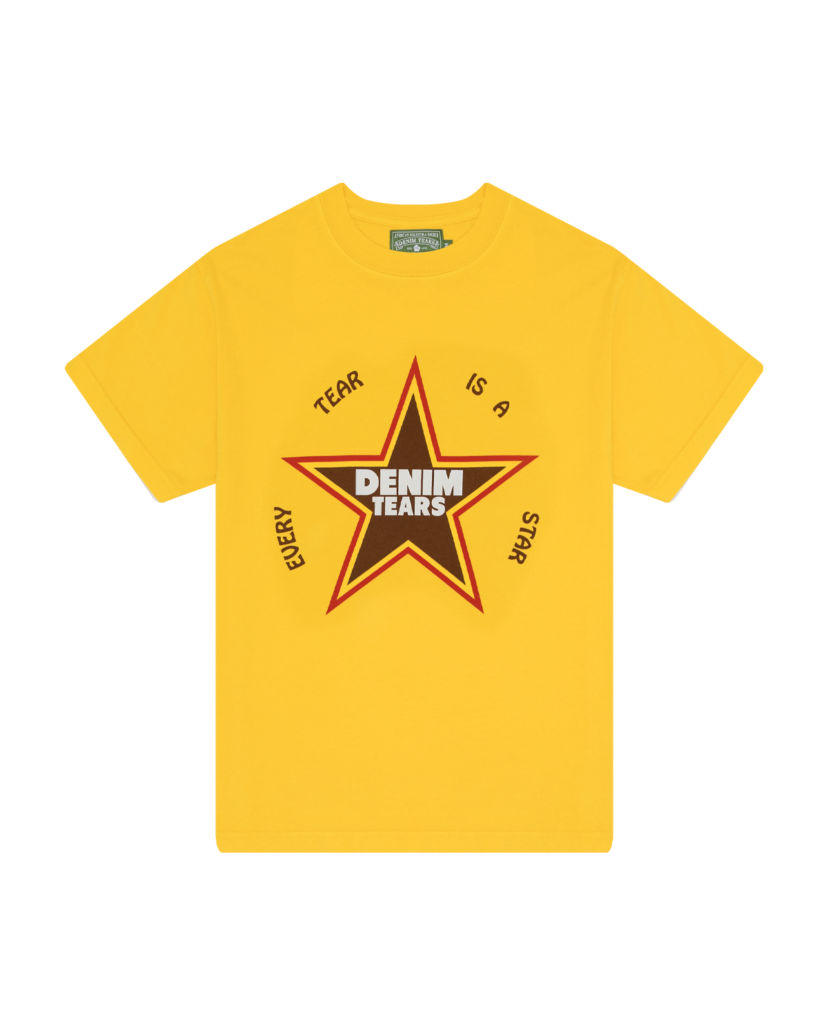 Every Tear Is A Star Tee Yellow