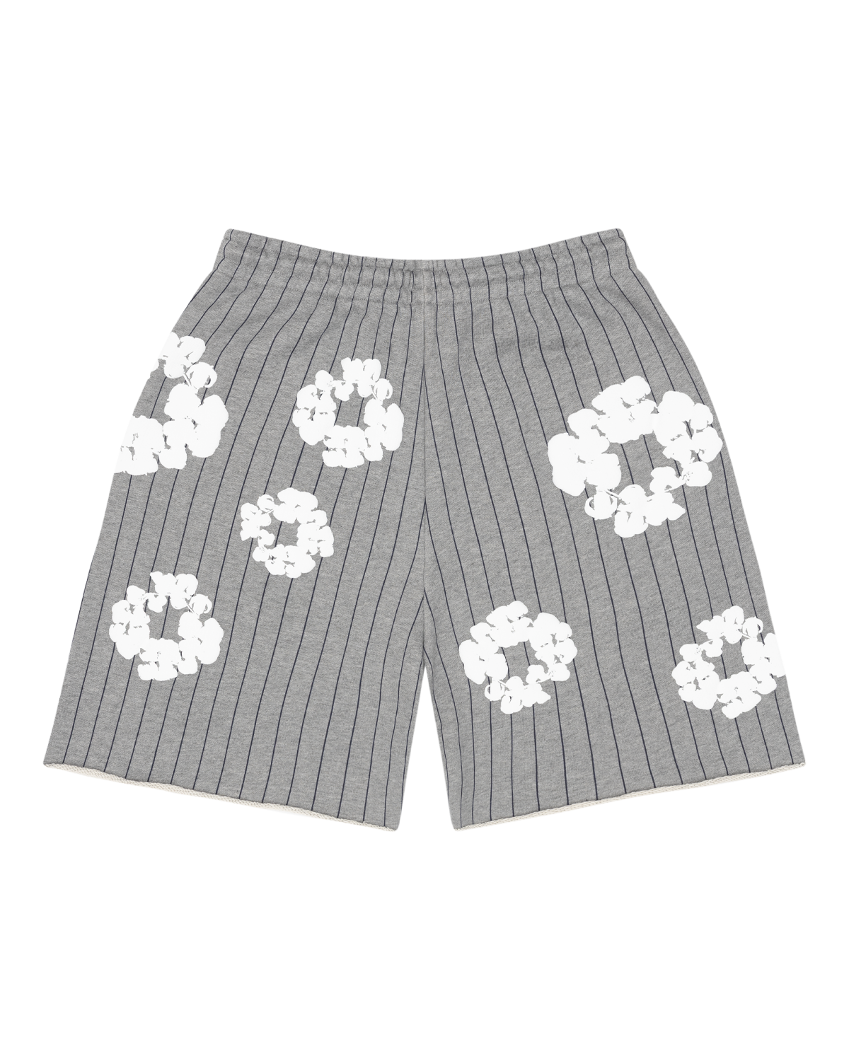 Pinstripe Wreath Sweatshorts Grey